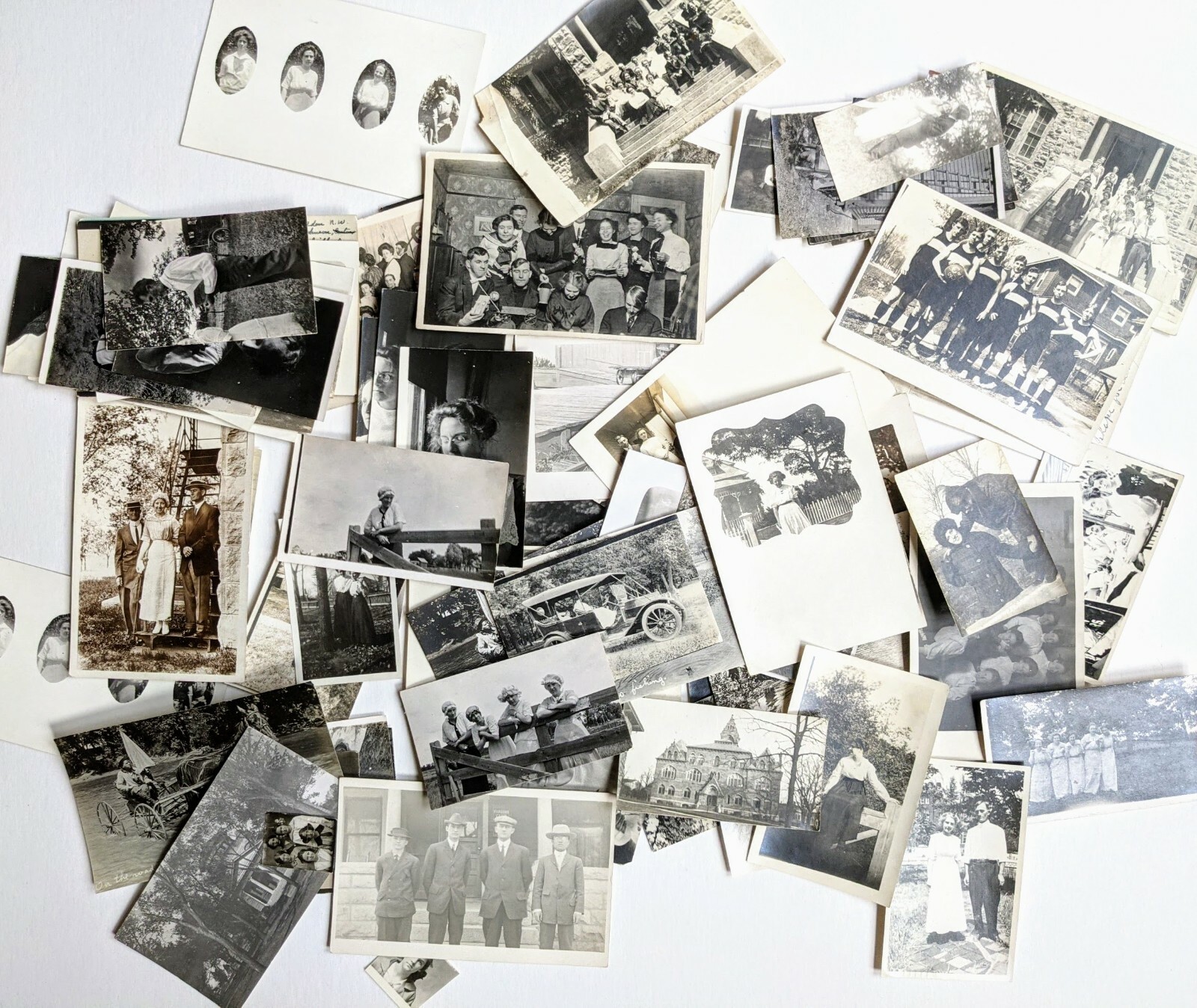 85 PHOTOS of EMPORIA KS STUDENTS with NAMES Collection of DELLA PEASE ROSS 1912