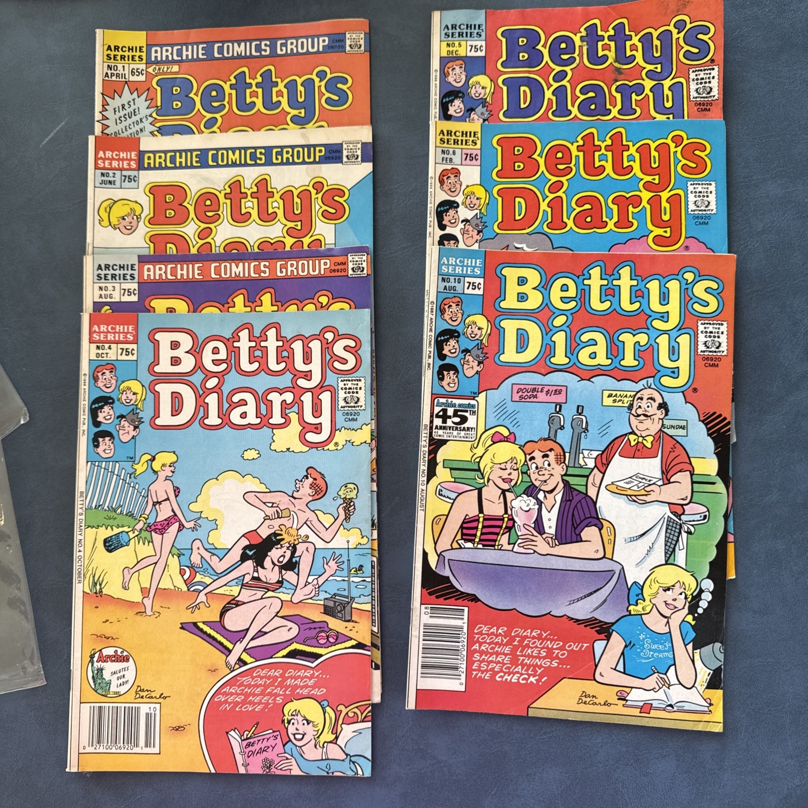 Betty’s Diary No. 1-6 & 10