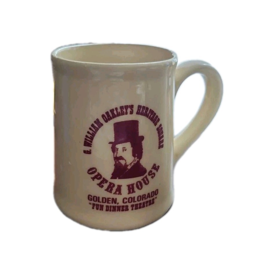 Vintage Heritage Square Opera House Colorado Ceramic Stein Mug Souvenir 