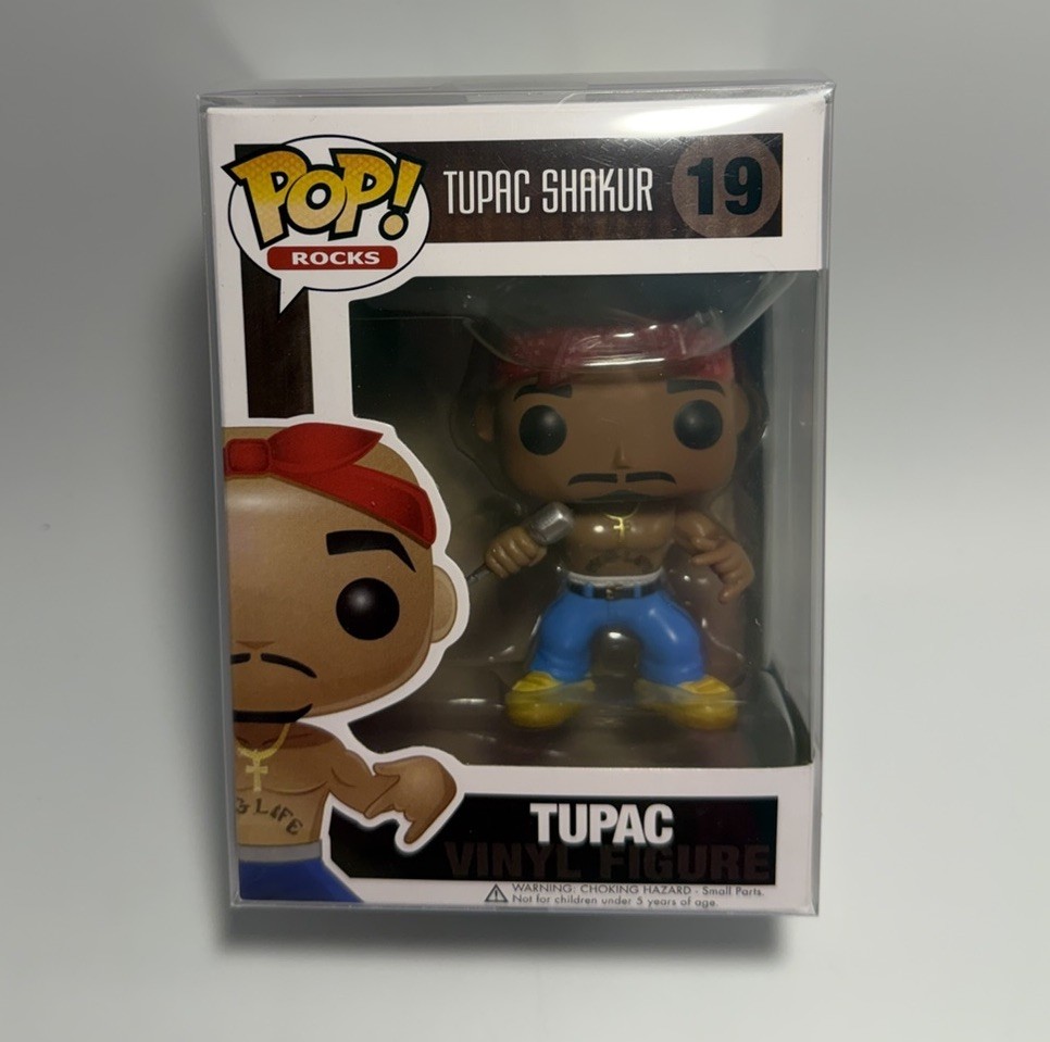 Funko Pop Rocks Tupac Shakur #19 Original 2011 Vaulted Grail Authentic