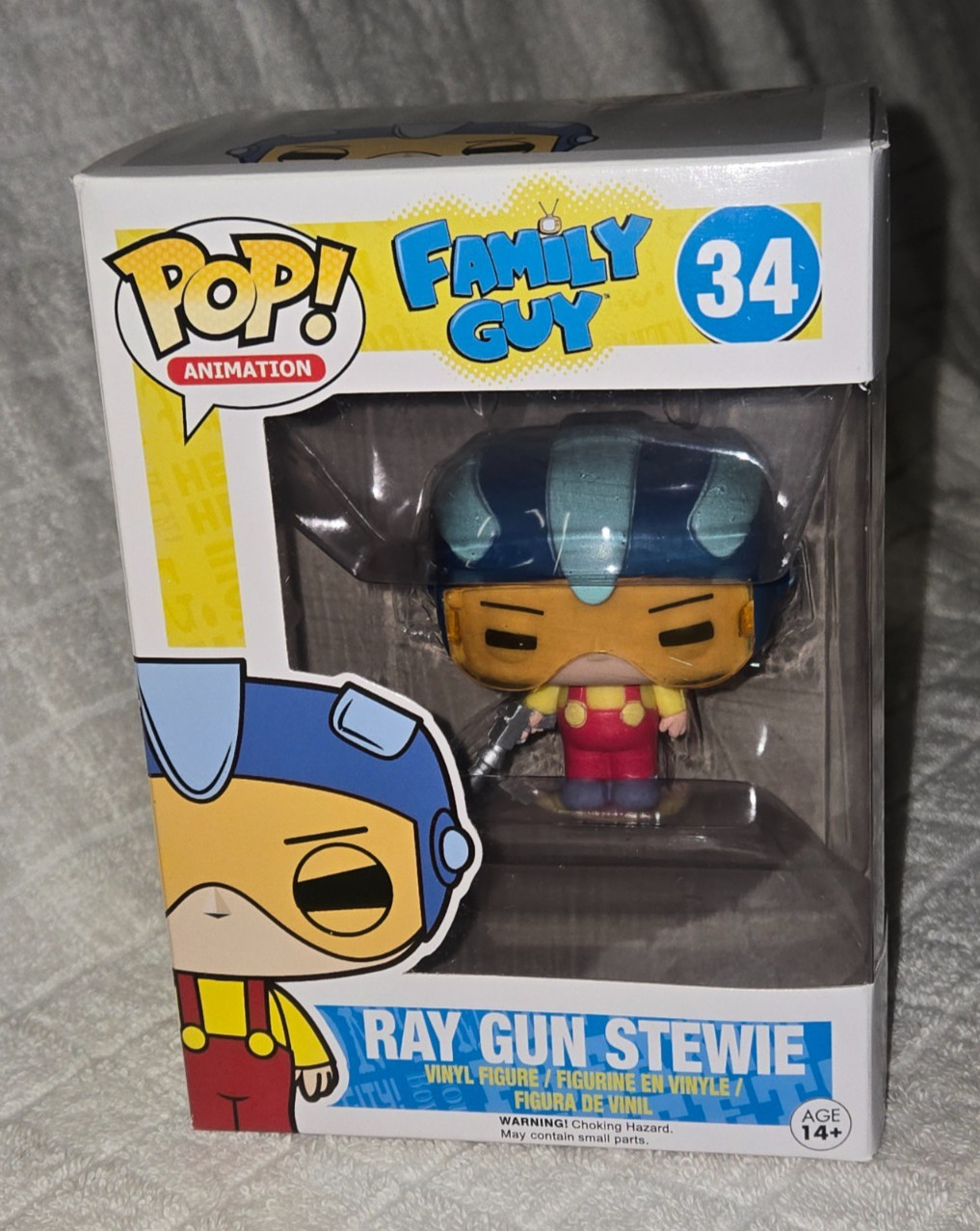 Funko POP TV Animation Family Guy RAY GUN STEWIE 34 Vinyl Figure Retired Vaulted