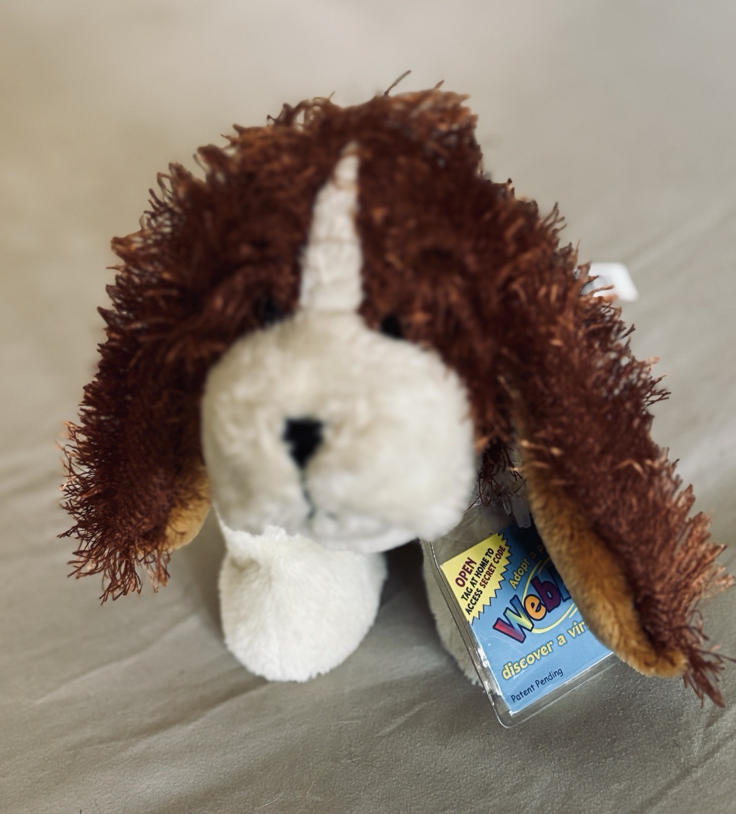 RARE Webkinz Bassett Hound W/Sealed Code No “Magic W” Or GANZ Tag