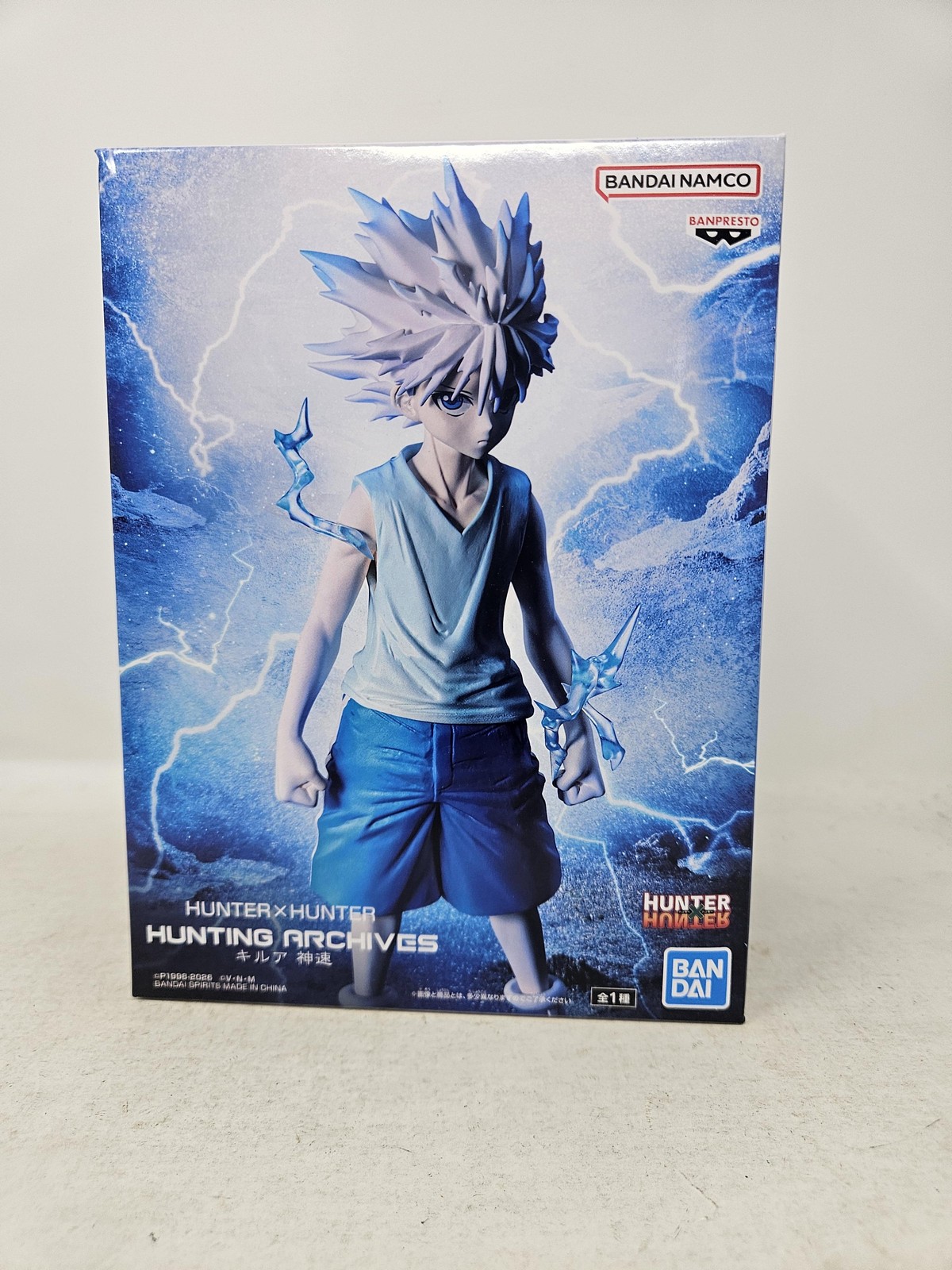 Banpresto Hunter X Hunter Hunting Archives Killua Figure New Boxed Blue