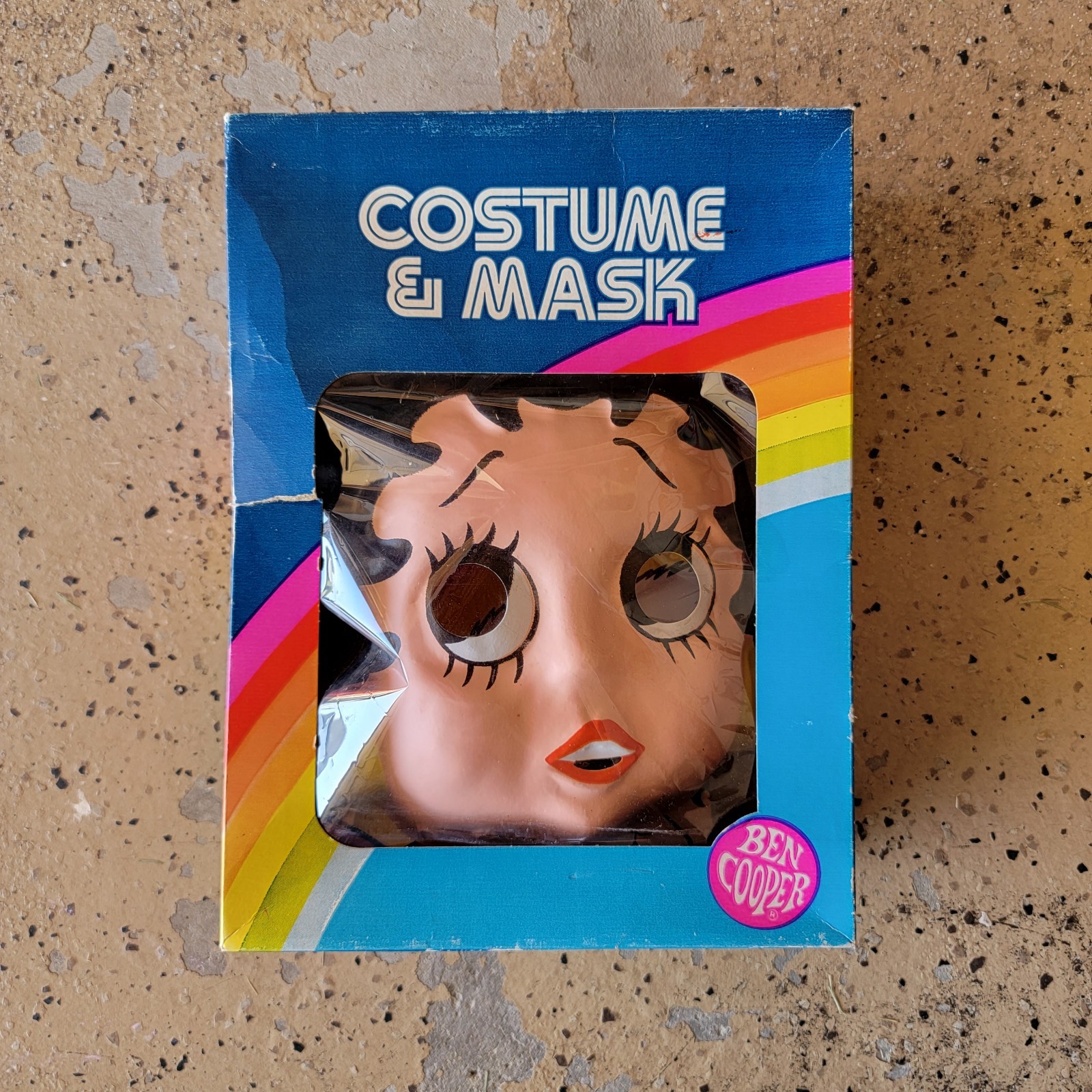1986 BEN COOPER Betty Boop Kids Halloween Costume & Mask Complete Made In USA