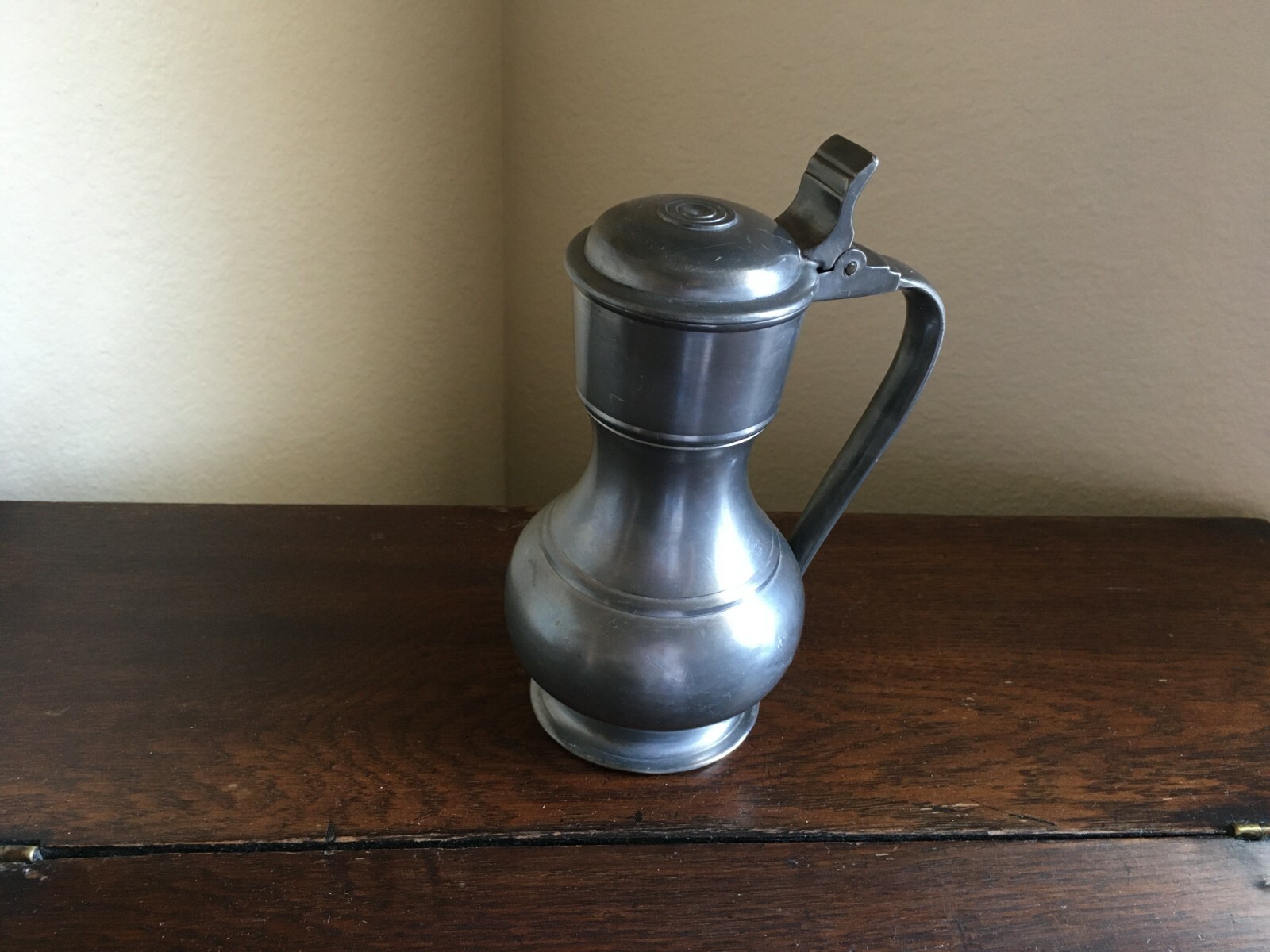 Meeuws & Zoon, Pewter Stein w/Lid, vintage, Holland