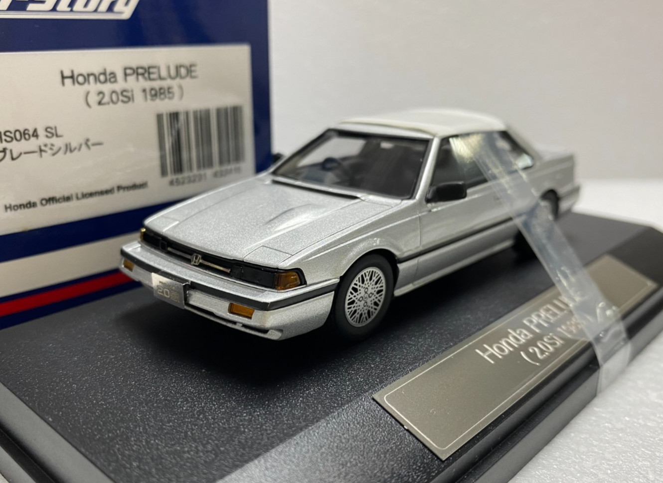 Hi Story HS064SL Honda Prelude 2.0Si (1985) resin JDM 1:43 scale model car