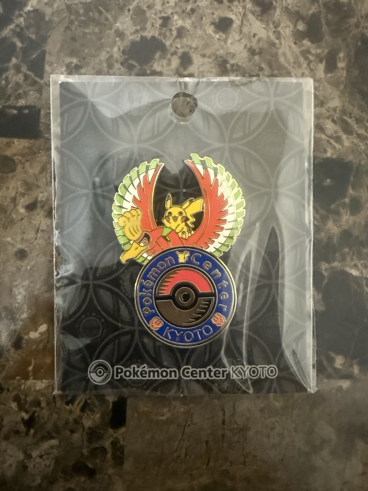 Pokemon Center Kyoto Ho-oh Pikachu Limited Pin New Sealed