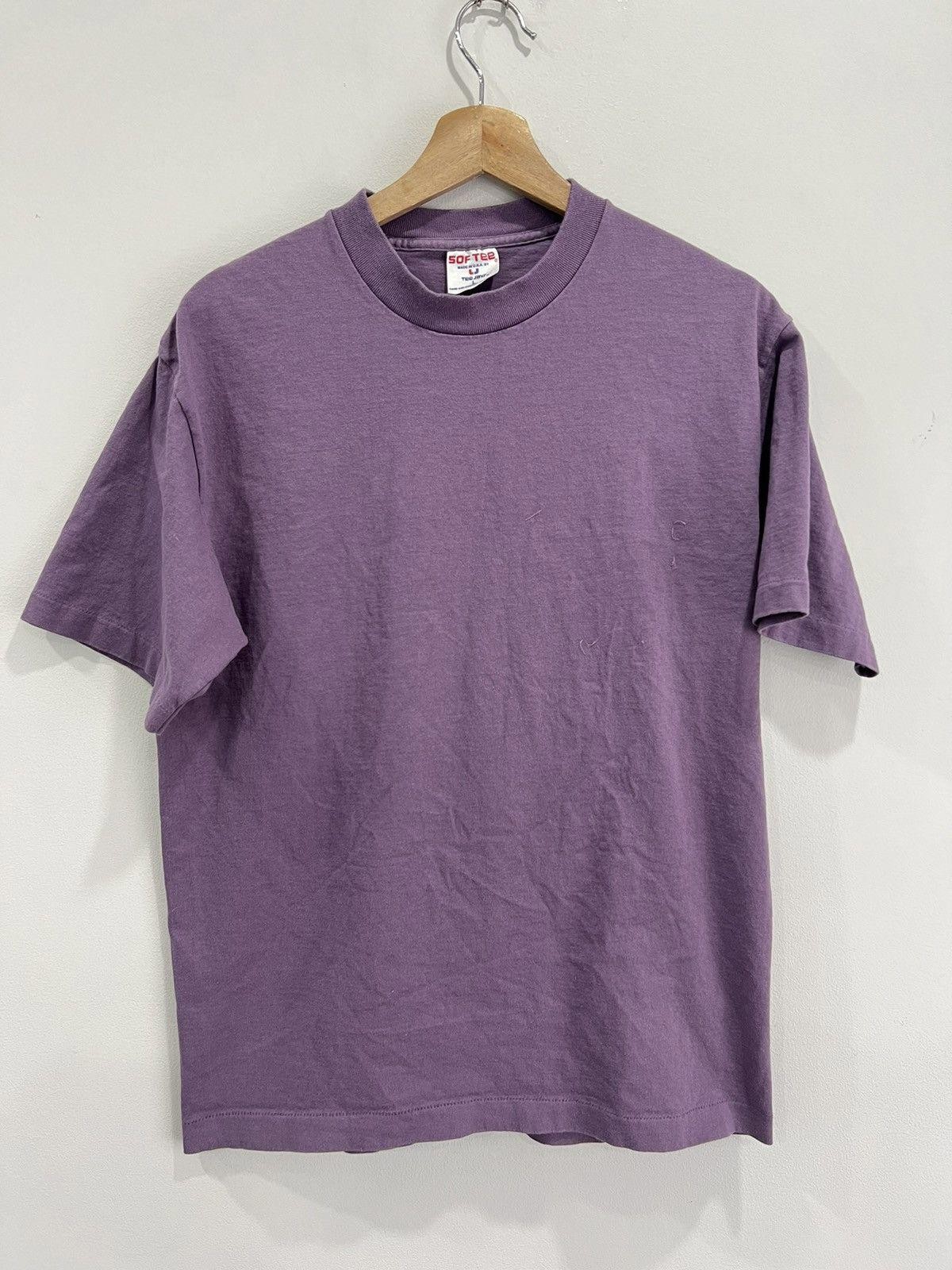 Vintage 90s Blank Tee Shirt single stitched