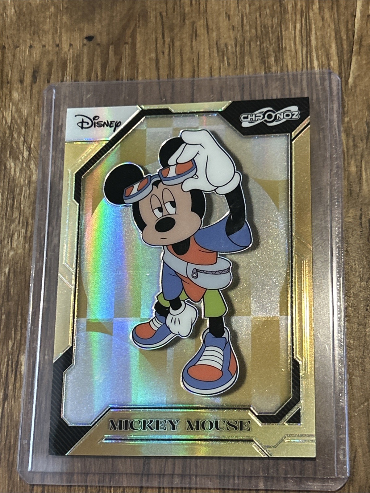2026 Disney Cardfun Chronoz Mickey Mouse Mojo Fest Promo Card Gold # 7/10 Rare