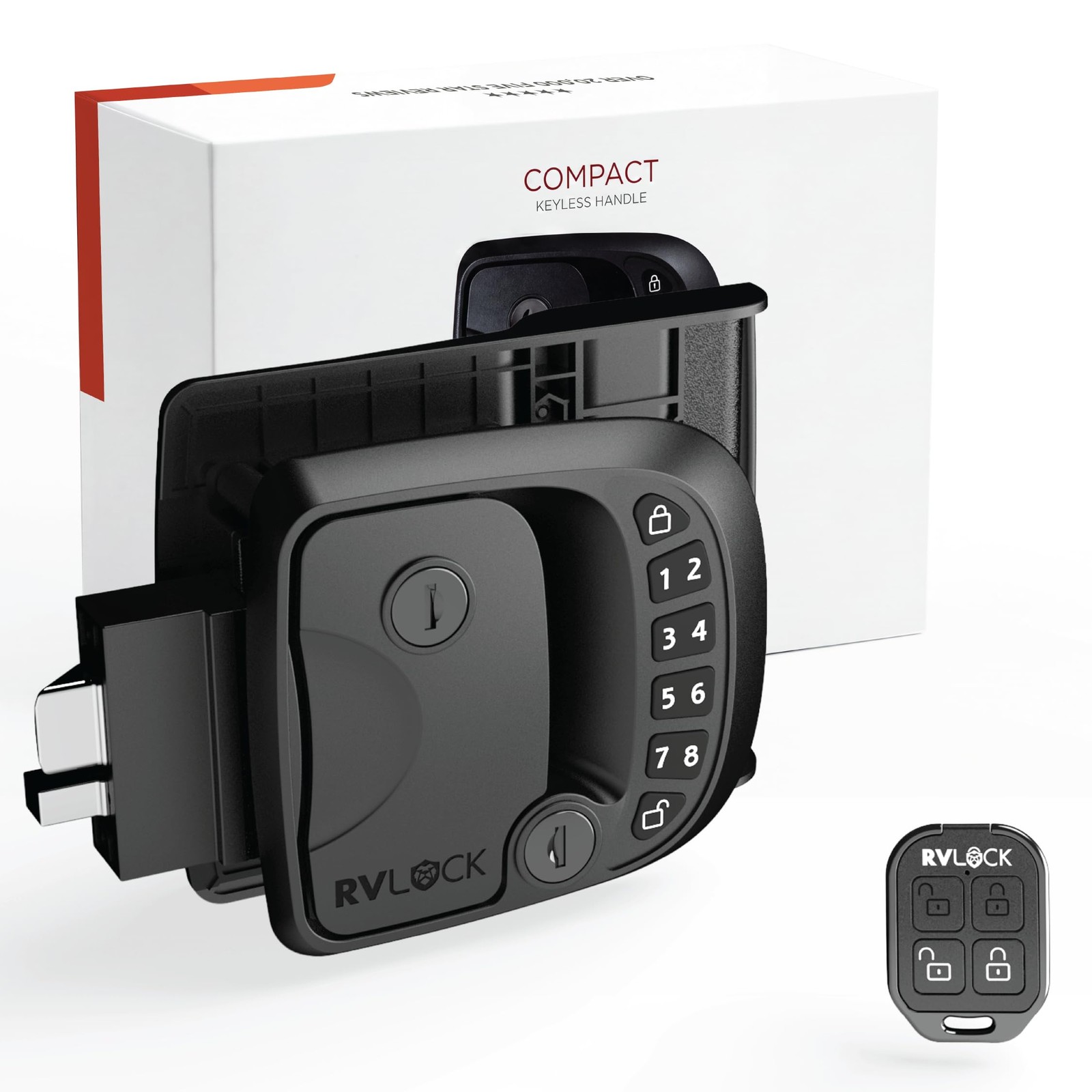 Compact Keyless RV Door Lock for Campers Trailers 5th Wheels