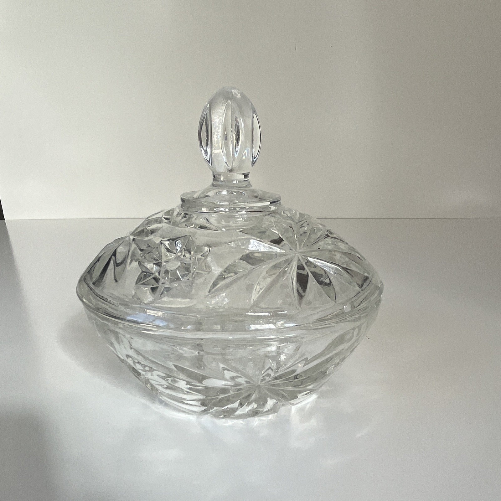 VTG Anchor Hawking Star of David EAPC Candy Dish w/ Lid 5 in