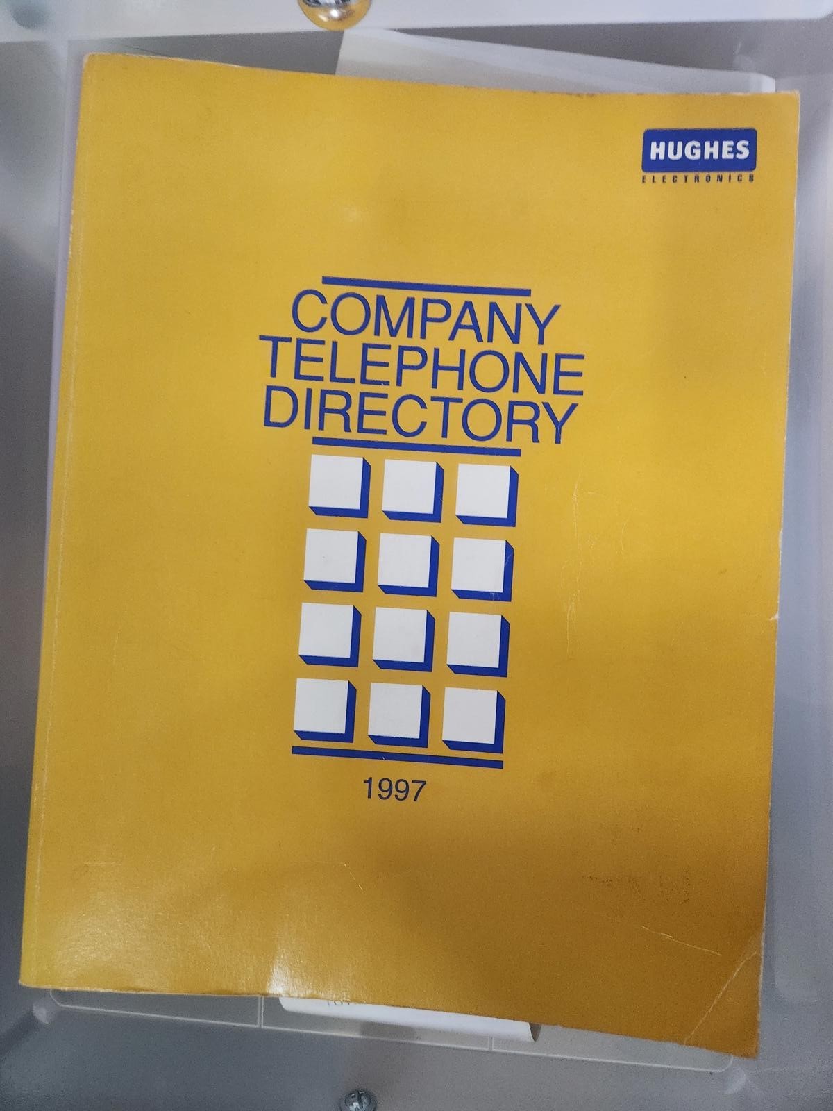 1997 Hughes Electronics Company Telephone Directory - Vintage Collectible
