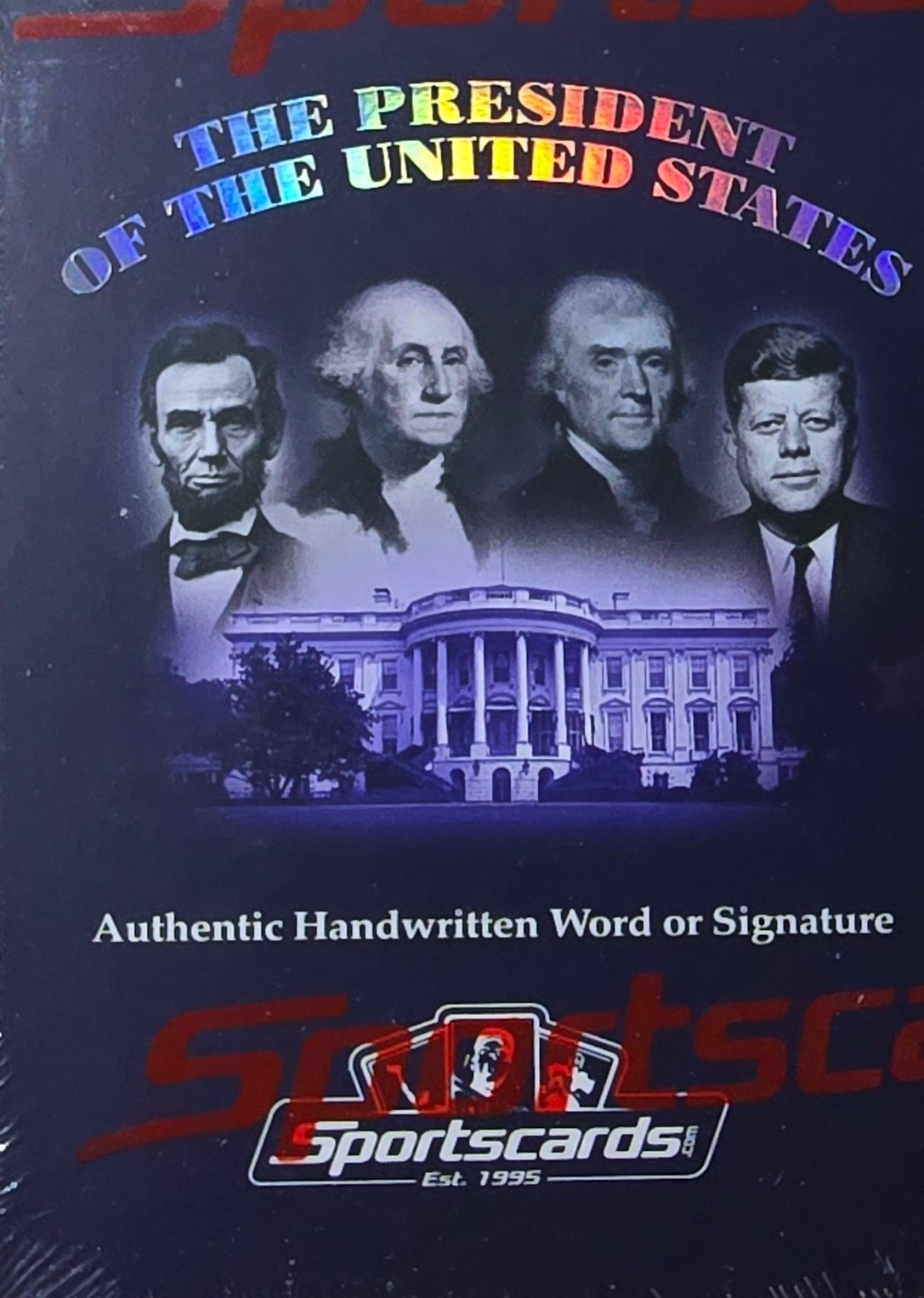 2020 POTUS A WORD FROM THE PRESIDENT; FACTORY SEALED BOX-1 WORD & RELIC PER BOX
