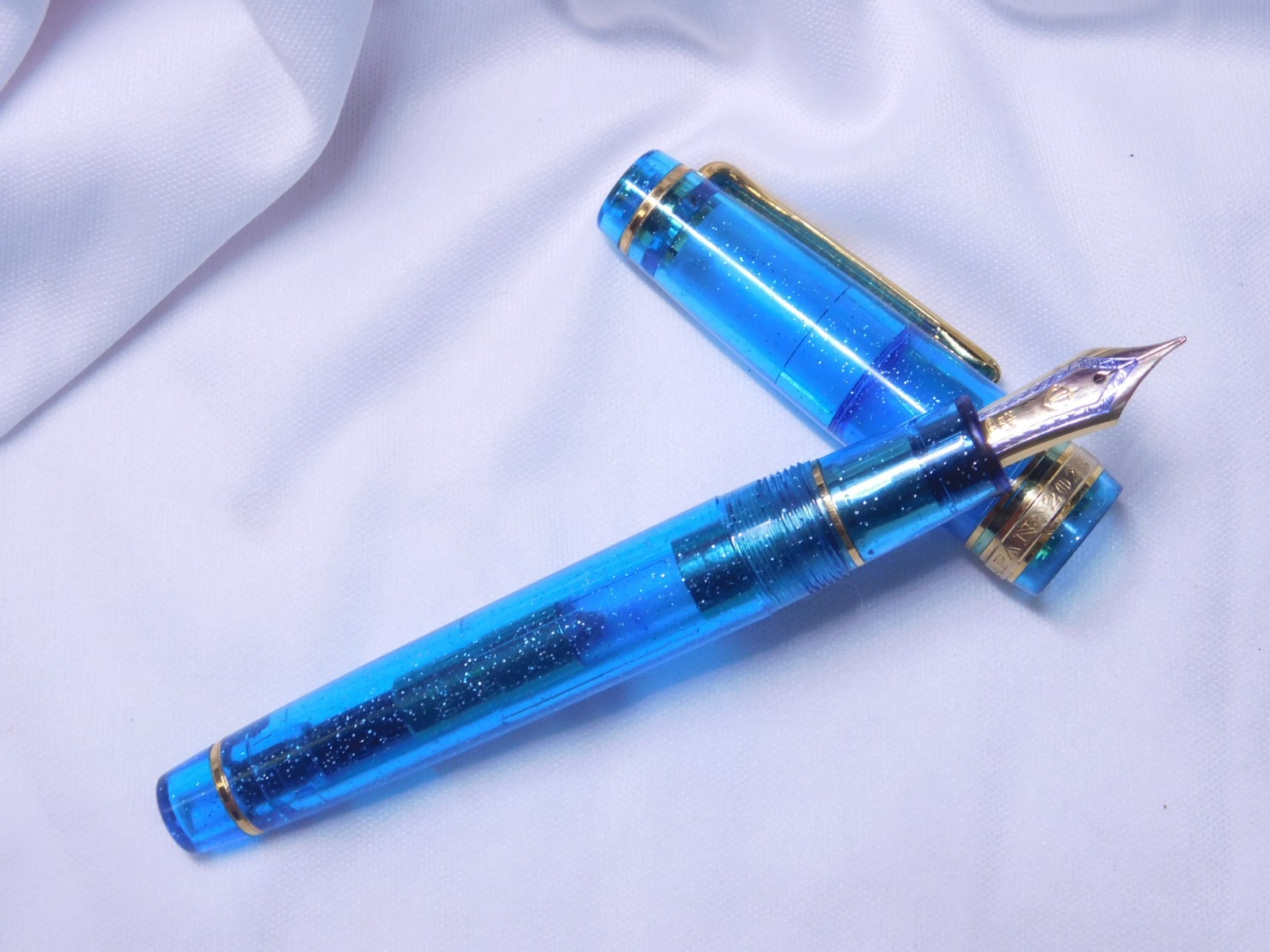 Sailor Pro Gear Soda Pop Blue 21K M Nib - 2022 Pen of the Year - No Box