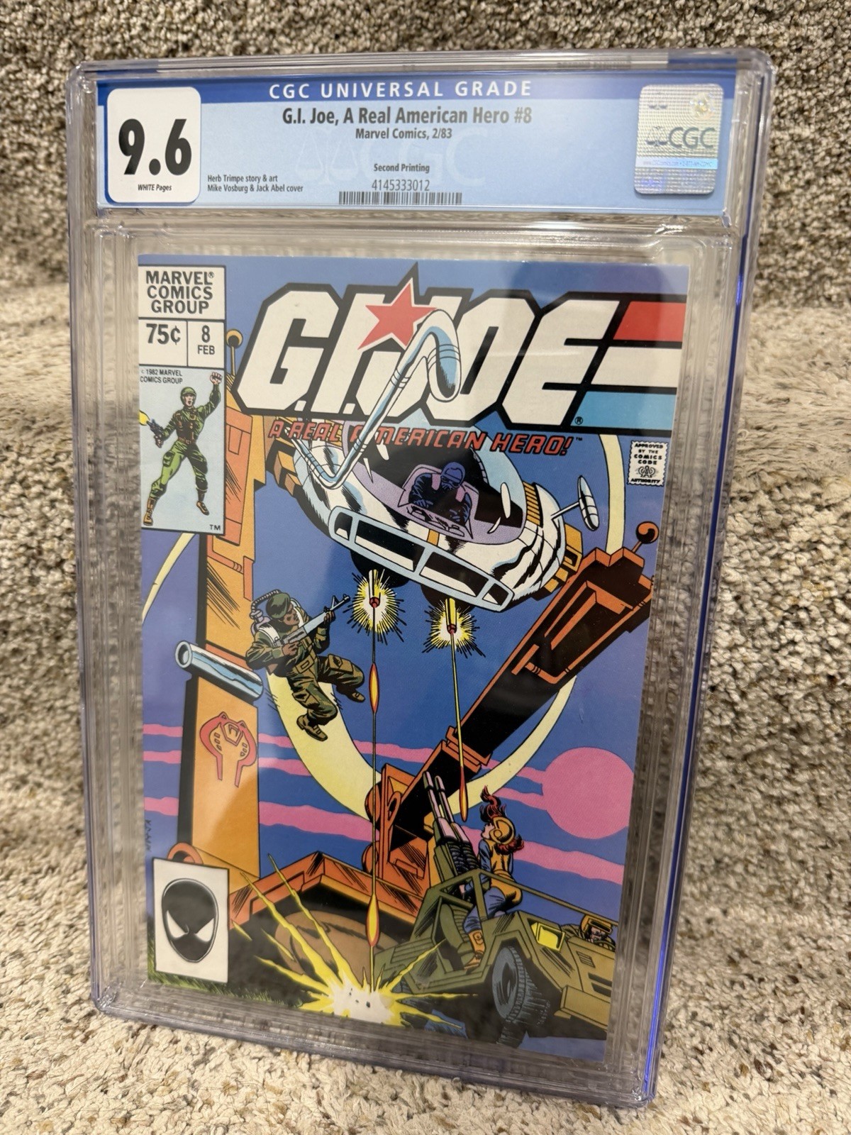 GI Joe (2/1983 Marvel Series) #8 CGC 9.6