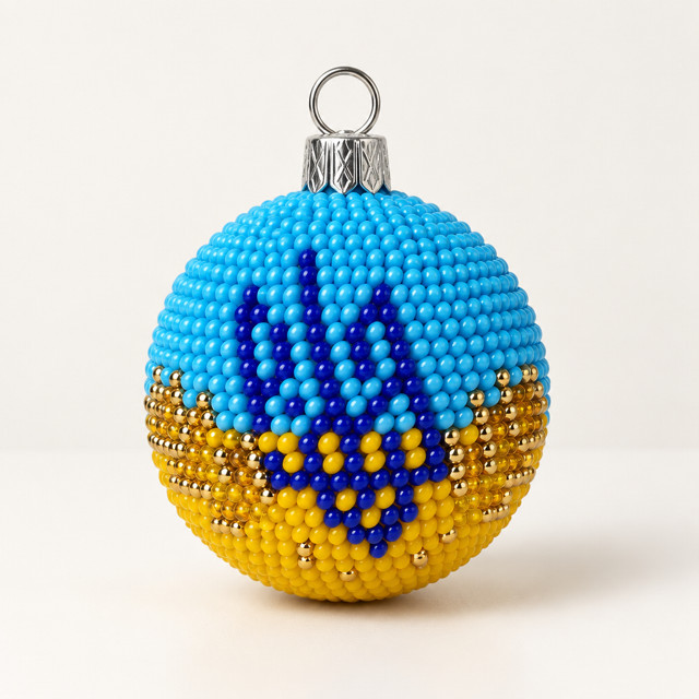 EXCLUSIVE Handmade Beaded Christmas Ornament 2\