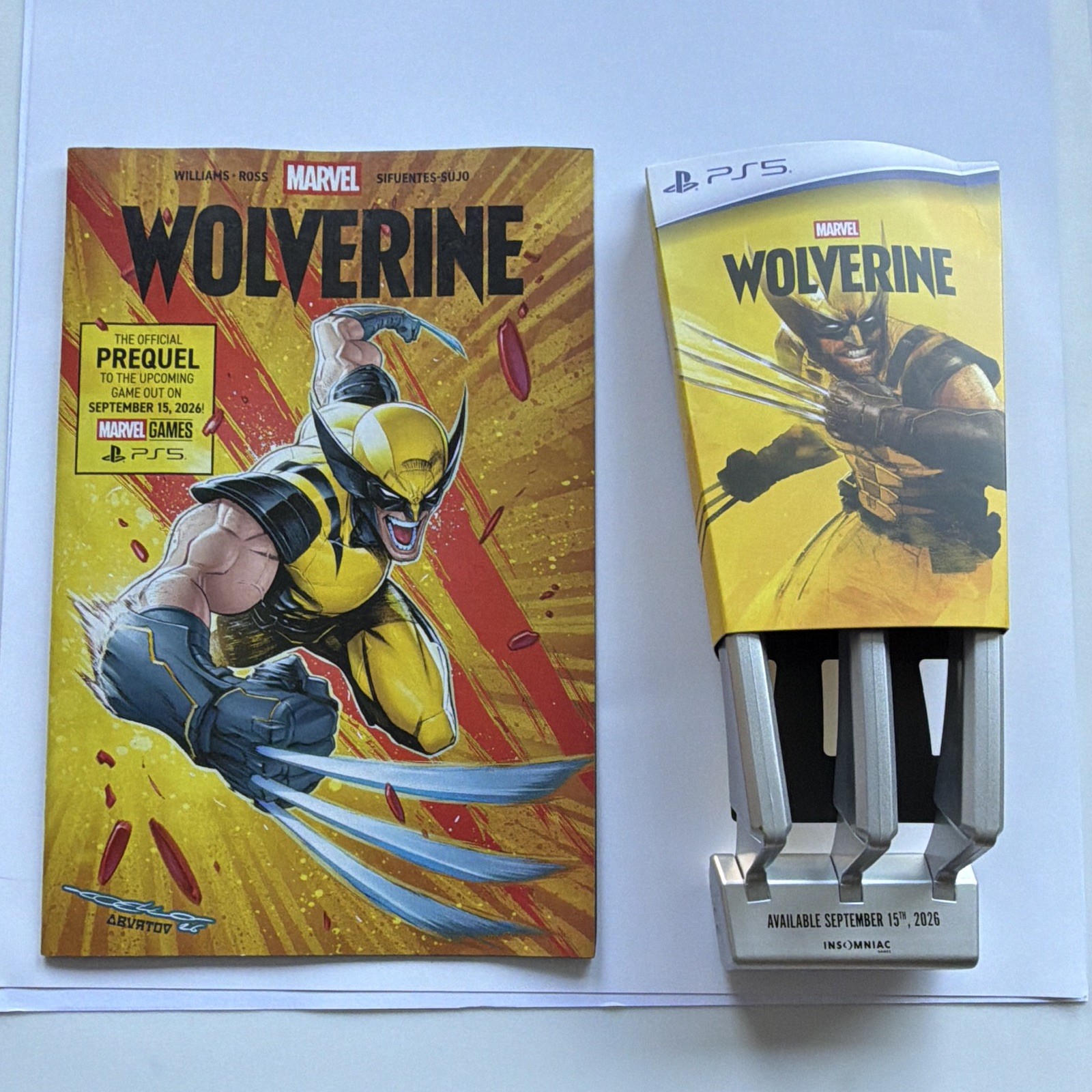 Marvel Wolverine Official Prequel PS5 Promotional Comic 2026 Single Issue