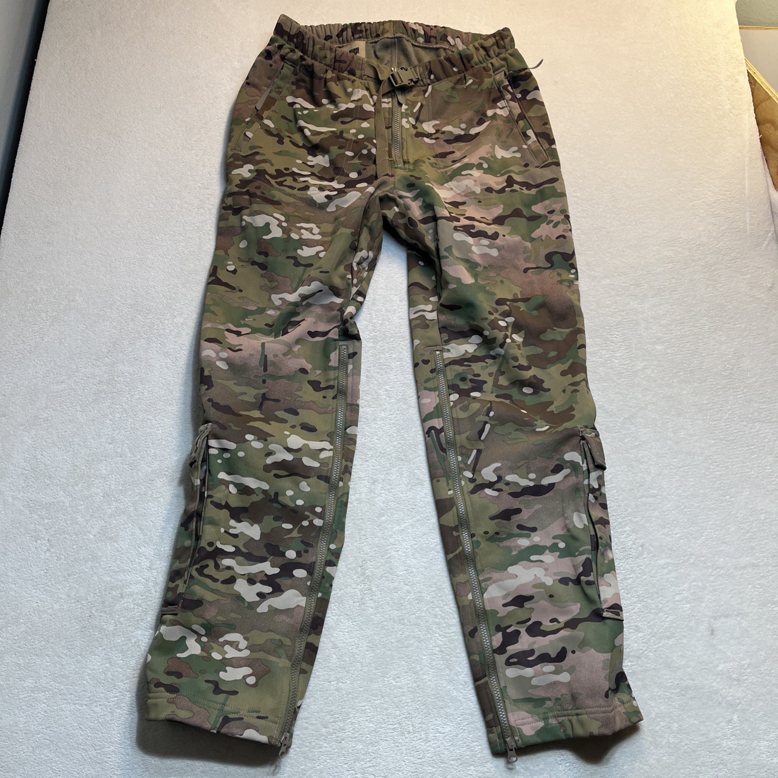 Massif Elements Flame Resident Soft Shell Multicam Trousers FR Size M/Long NWOT