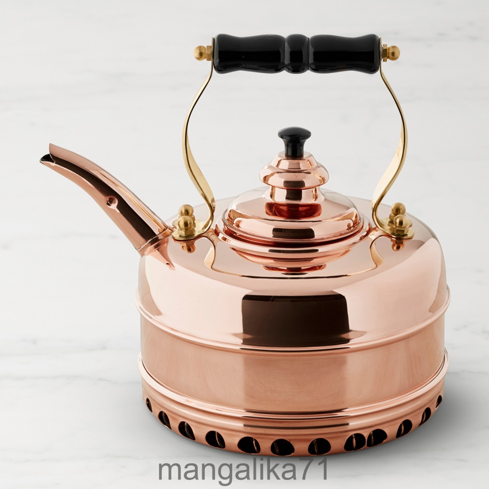 Simplex Buckingham No 1 by Newey & Bloomer Copper Rapid Boil Tea Kettle 