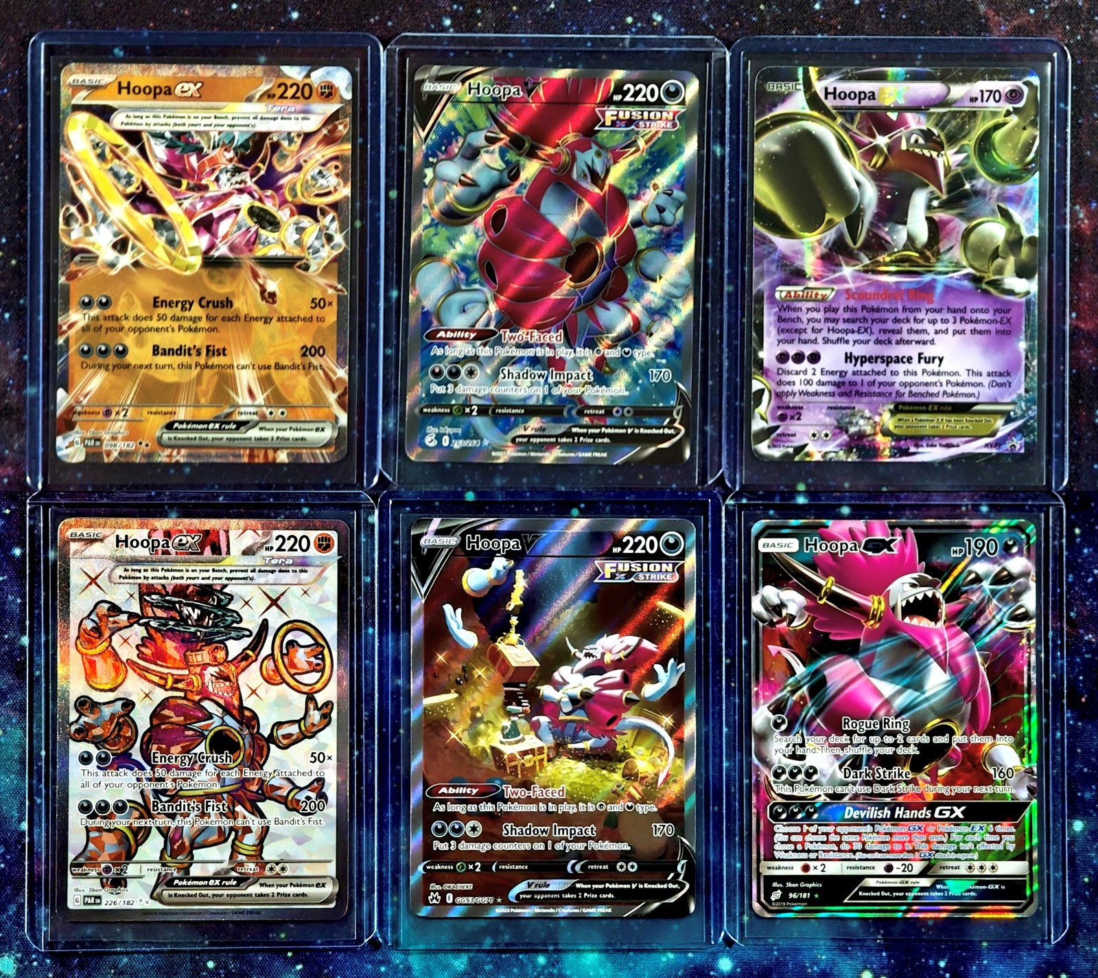 Pokemon HOOPA Collection | Galarian Gallery, XY Promo, GX, Shiny, Full Art | NM