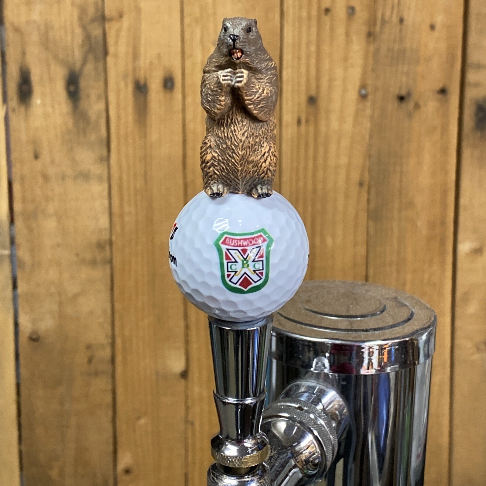 Caddyshack Golf Beer Tap Handle Bushwood Country Club Ball Gopher 4.5inch Mini