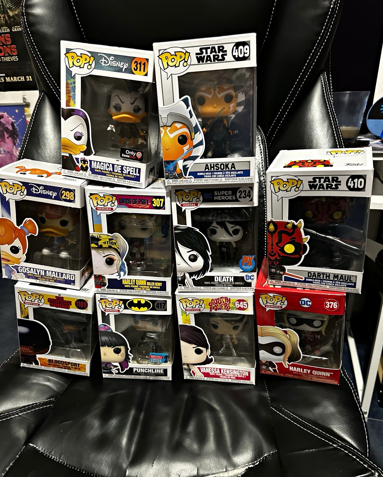 Funko Pop 10 Pack Boxed Vinyl Mixed Lot GameStop Exclusive Disney DC Star Wars