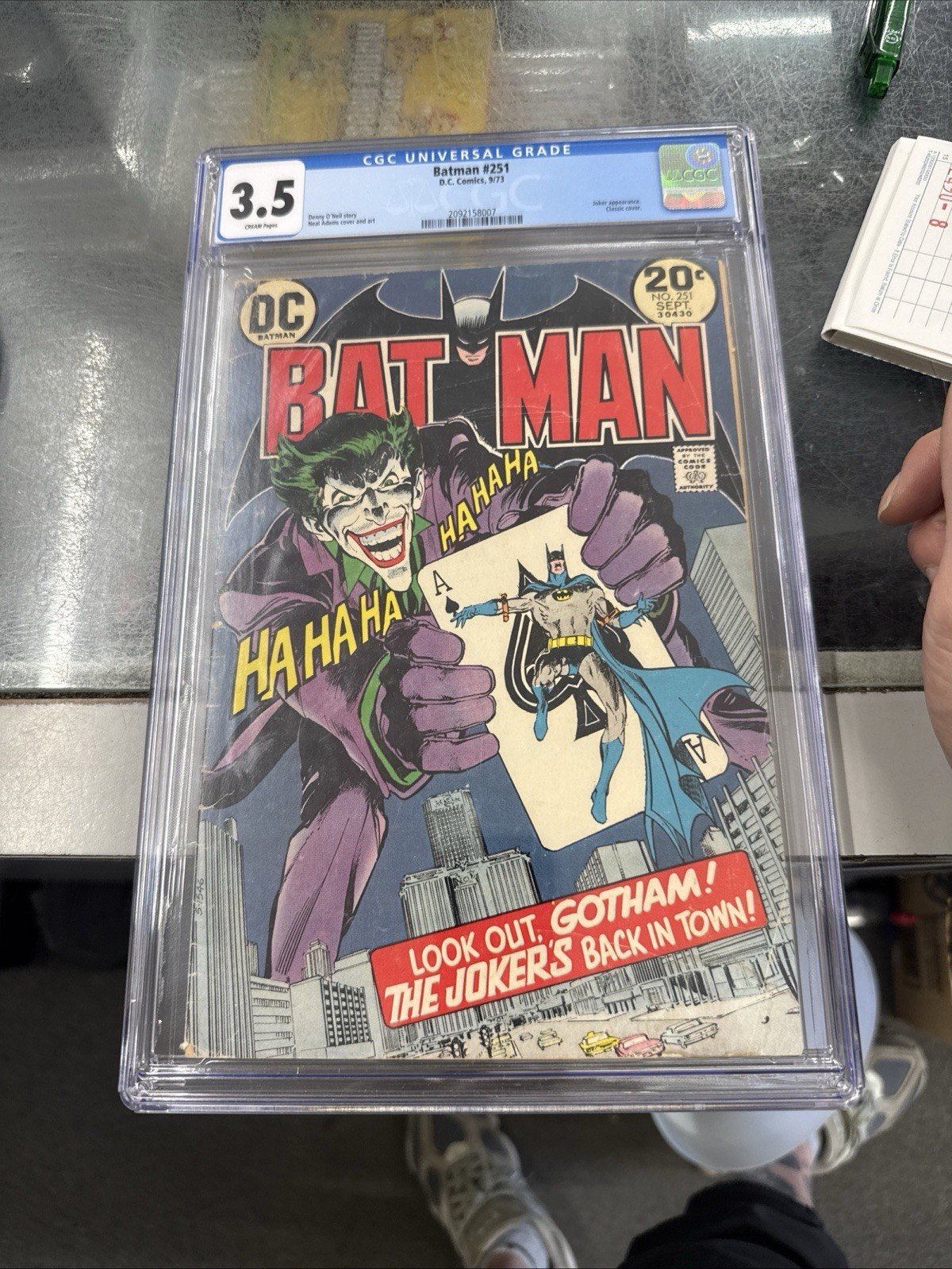 Batman #251 CGC 3.5 OW/White Pages Neil Adams