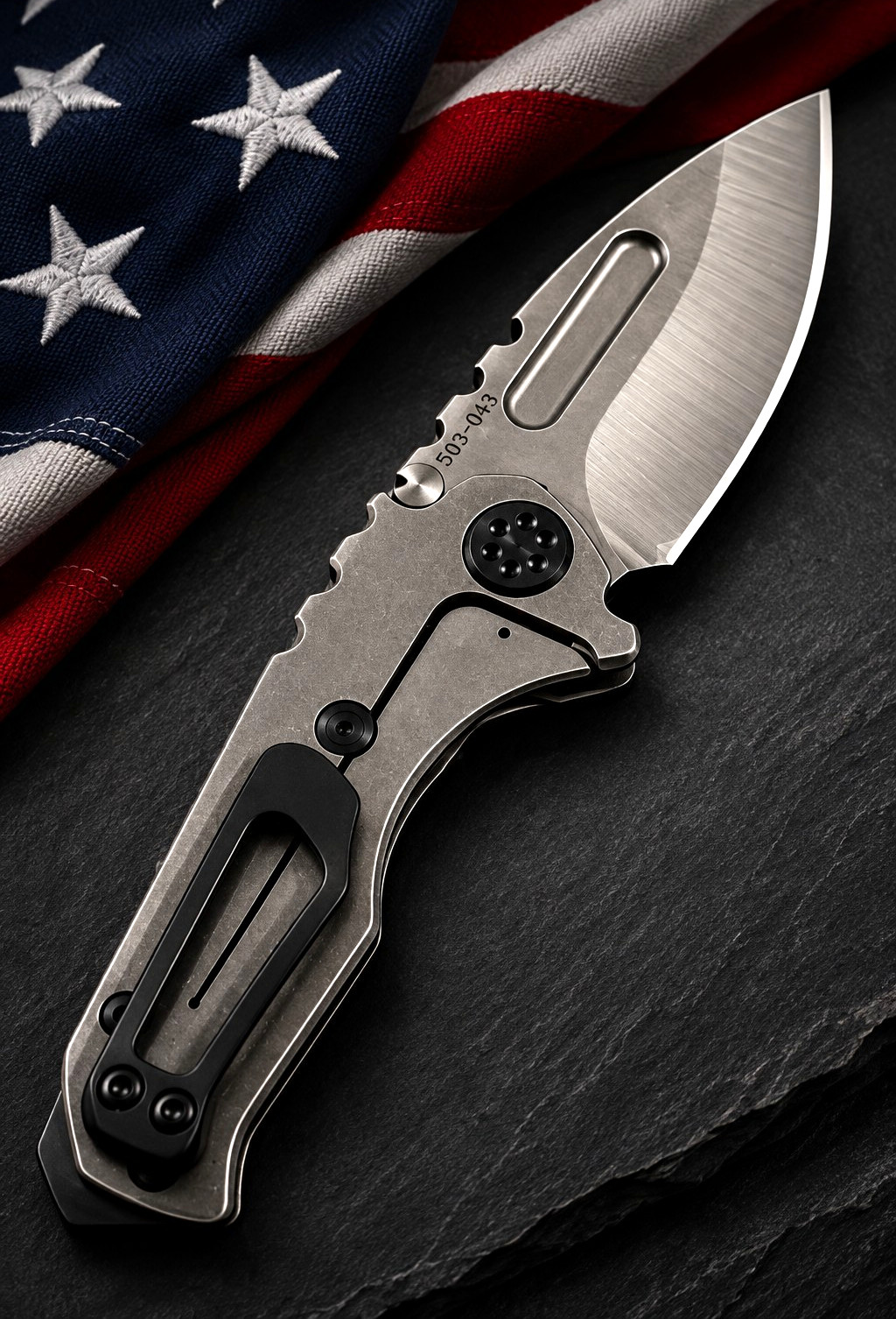Medford Knife & Tool Micro T MagnaCut Titanium Frame Lock Drop Point Manual