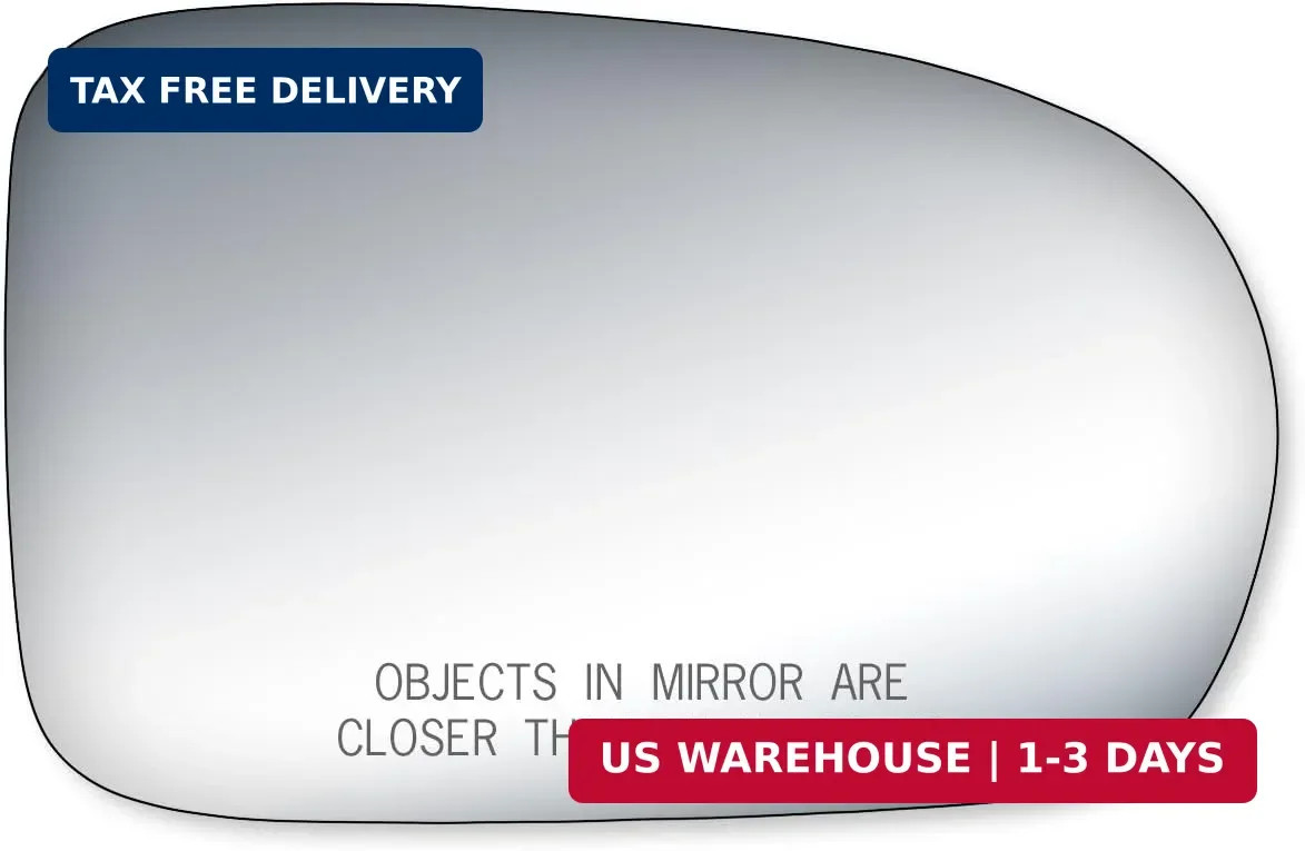 Passenger Side Mirror Glass, Honda Civic Coupe, Sedan
