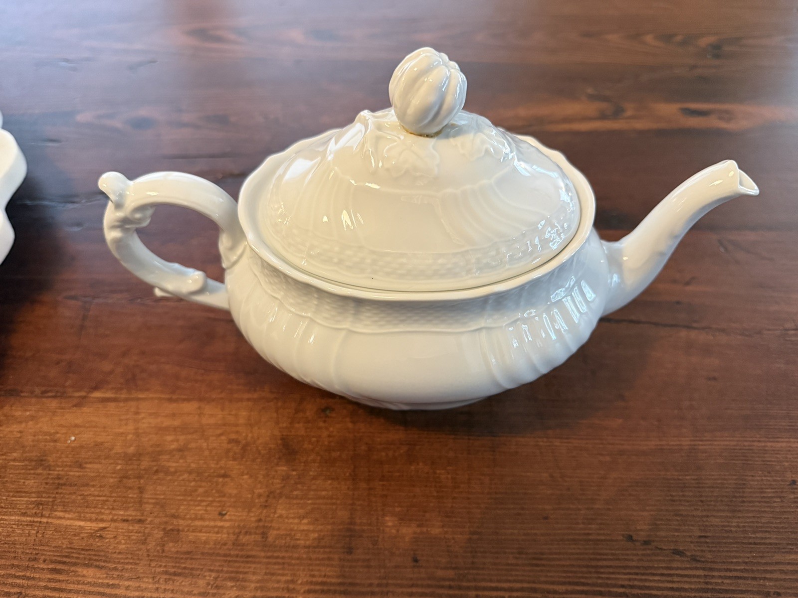Richard Ginori Vecchio White Teapot Italy