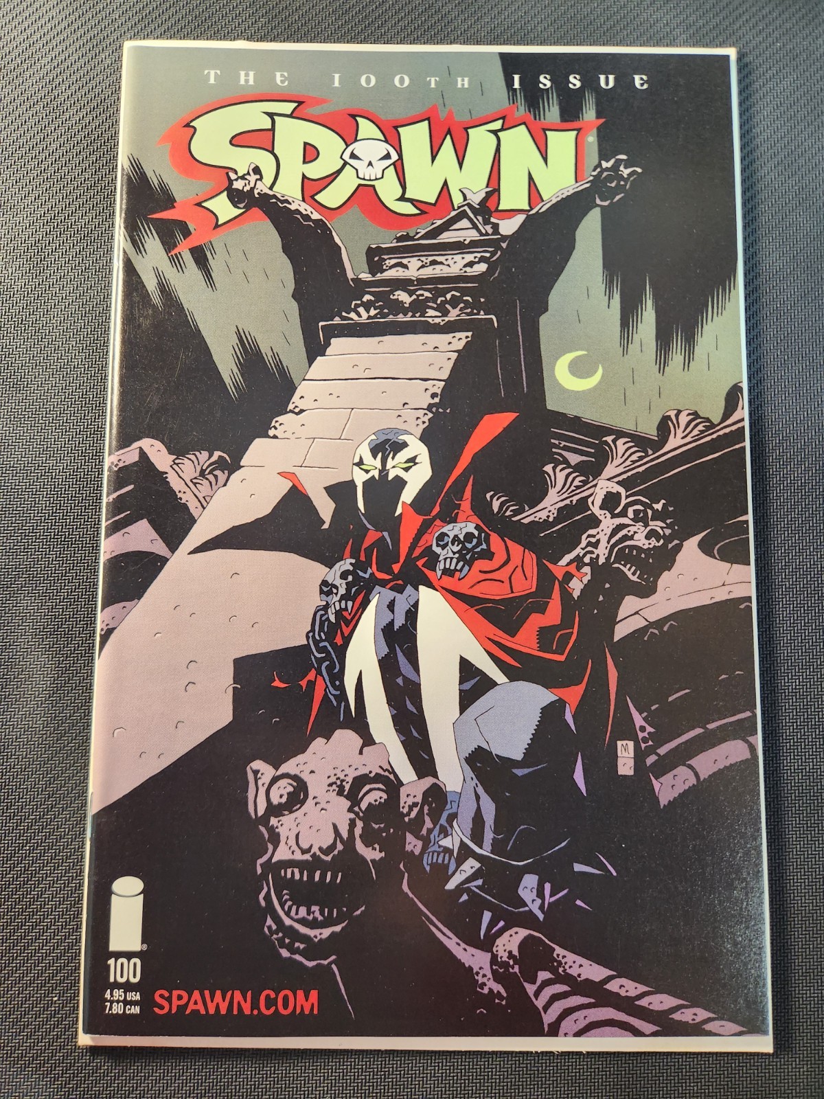 Spawn #100 - November 2000 - Image Comics - Mike Mignola Cover