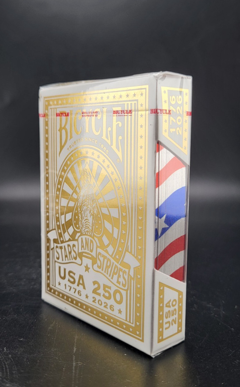 Bicycle America 250th Anniversary - Flag Gilded - New Sealed