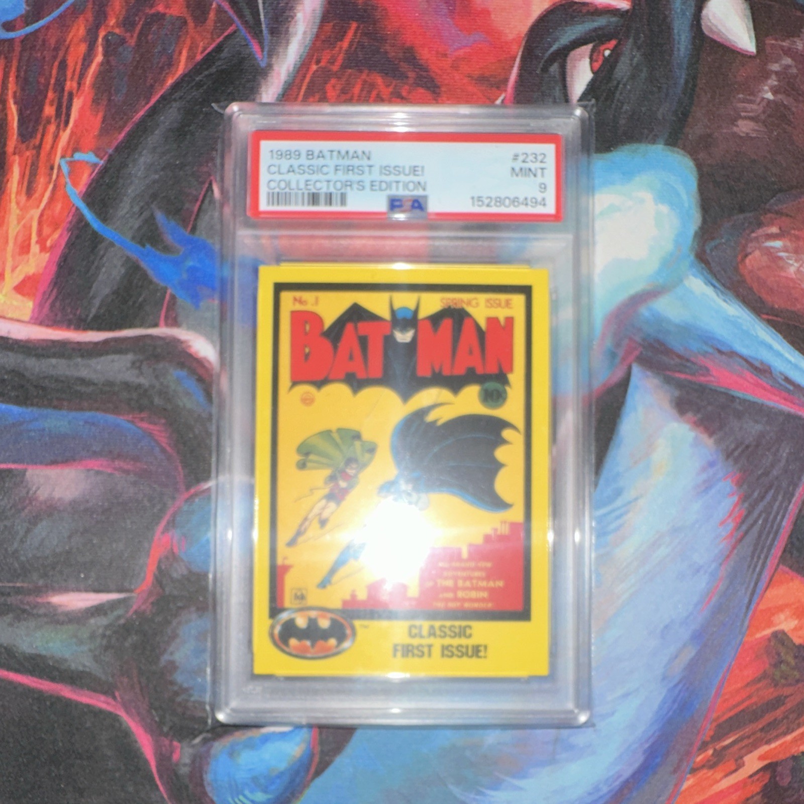Topps 1989 Batman Classic First Issue #232 PSA 9
