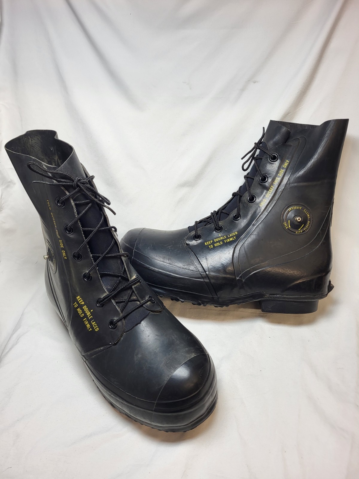 Vintage 1984 US Military Boots 13 Bata Extreme Cold Weather Winter Mickey Mouse