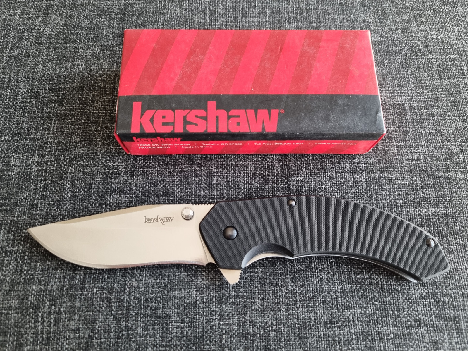Kershaw 1750 Lahar VG-10 Folding Knife Rare Discontinued