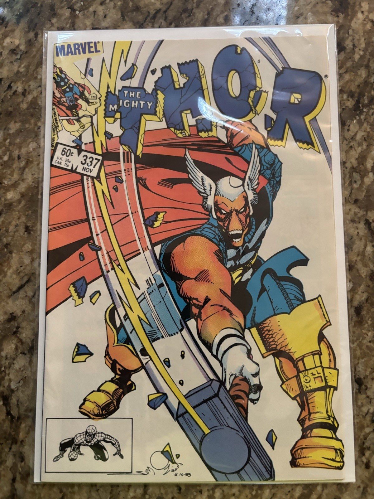 Marvel Comics The Mighty Thor 337 First Appearance Of Beta Ray Bill 