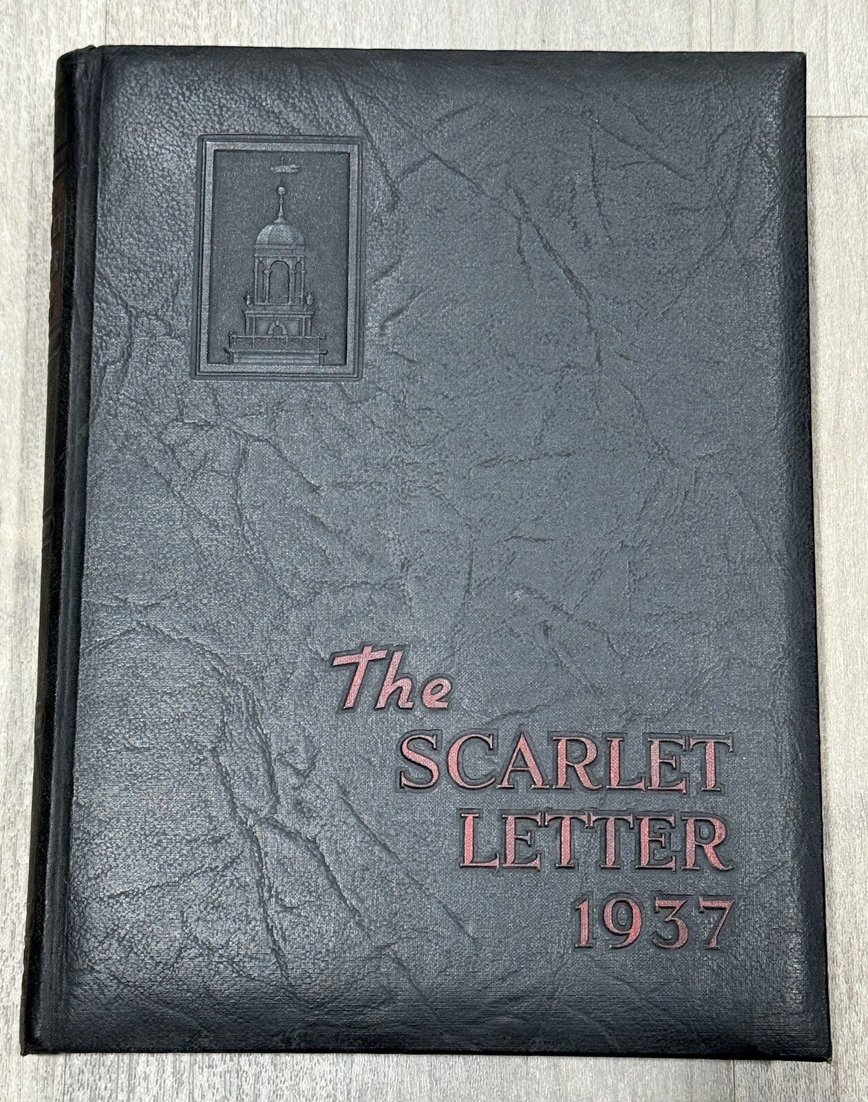 1937 Rutgers University Yearbook • SCARLET LETTER • HARDCOVER Annual College VTG