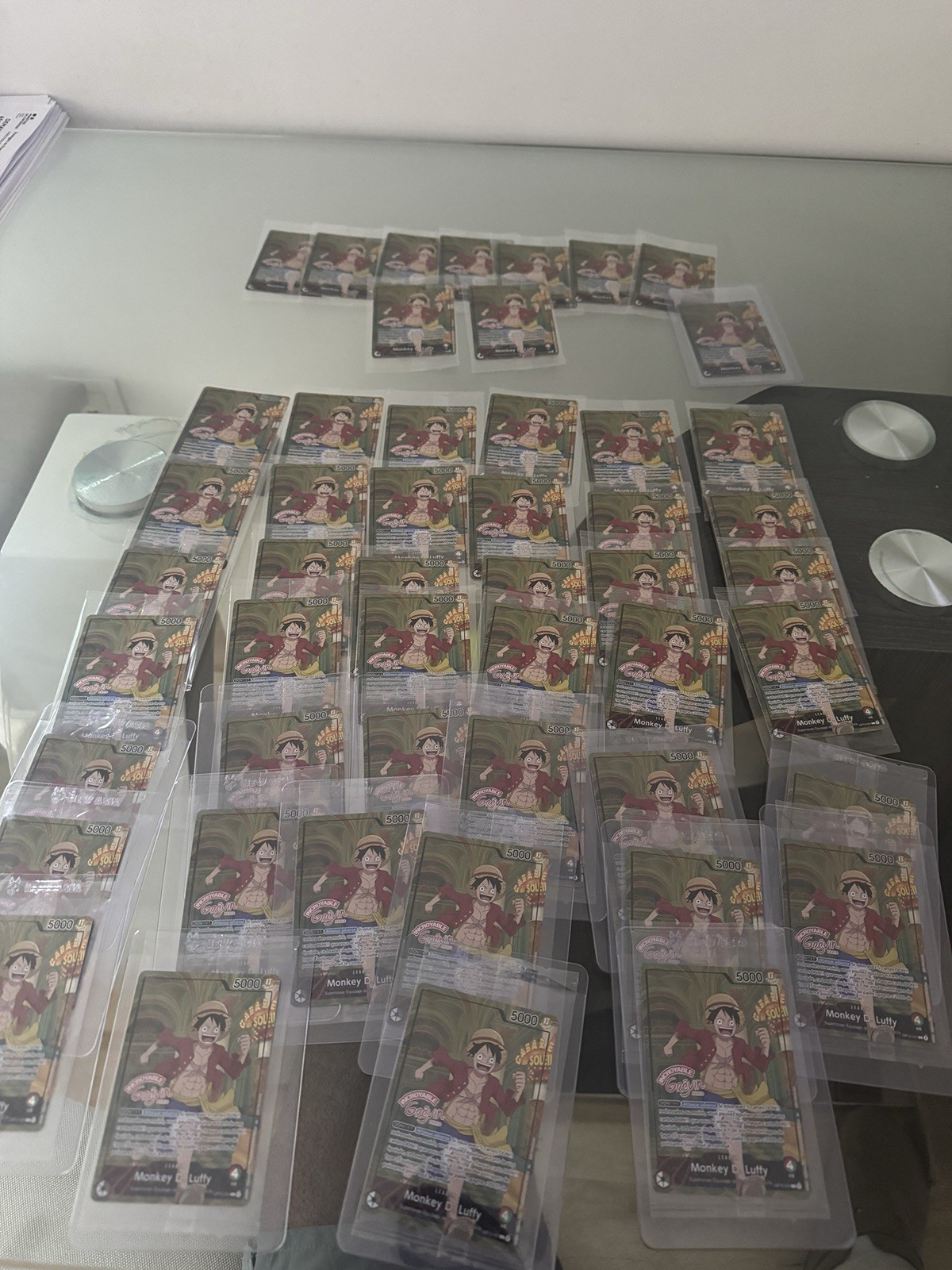 Bandai One Piece Card Lot 10 Monkey D. Luffy Cards