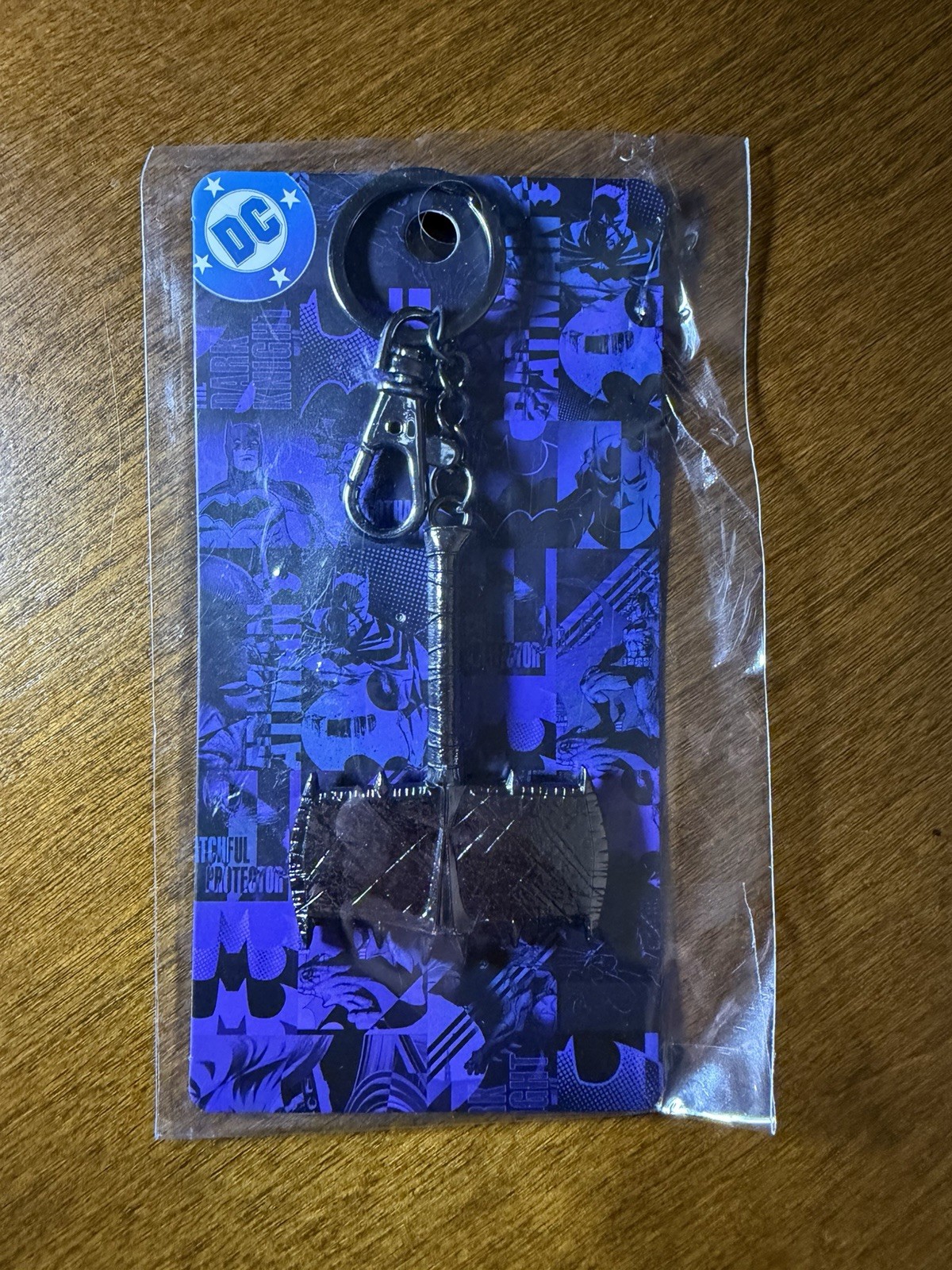 Absolute Batman Bat Axe Black Metal Keychain - DC NYCC 2026 Exclusive