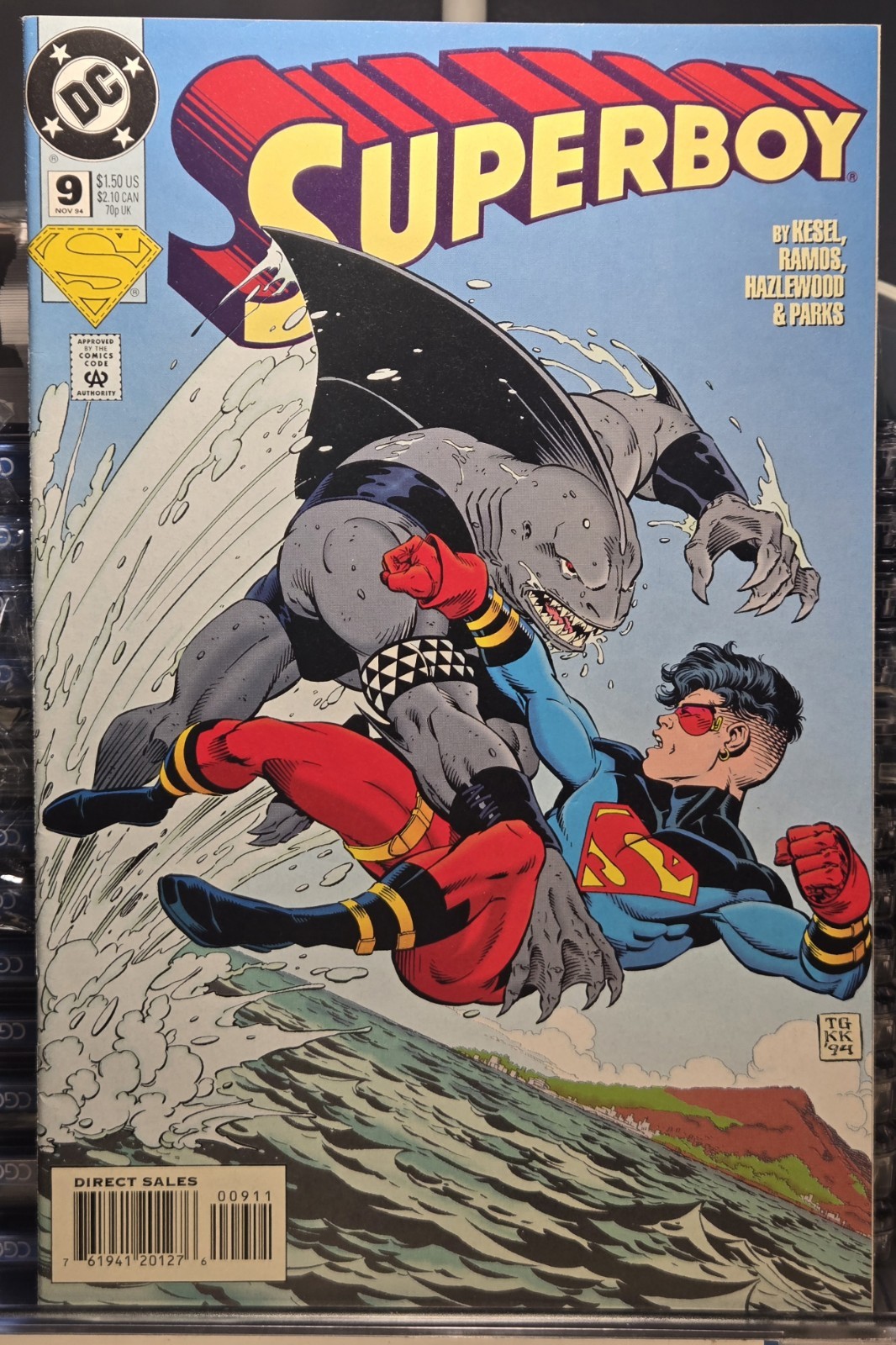 DC Comics Superboy #9 First appearance and origin King Shark NM