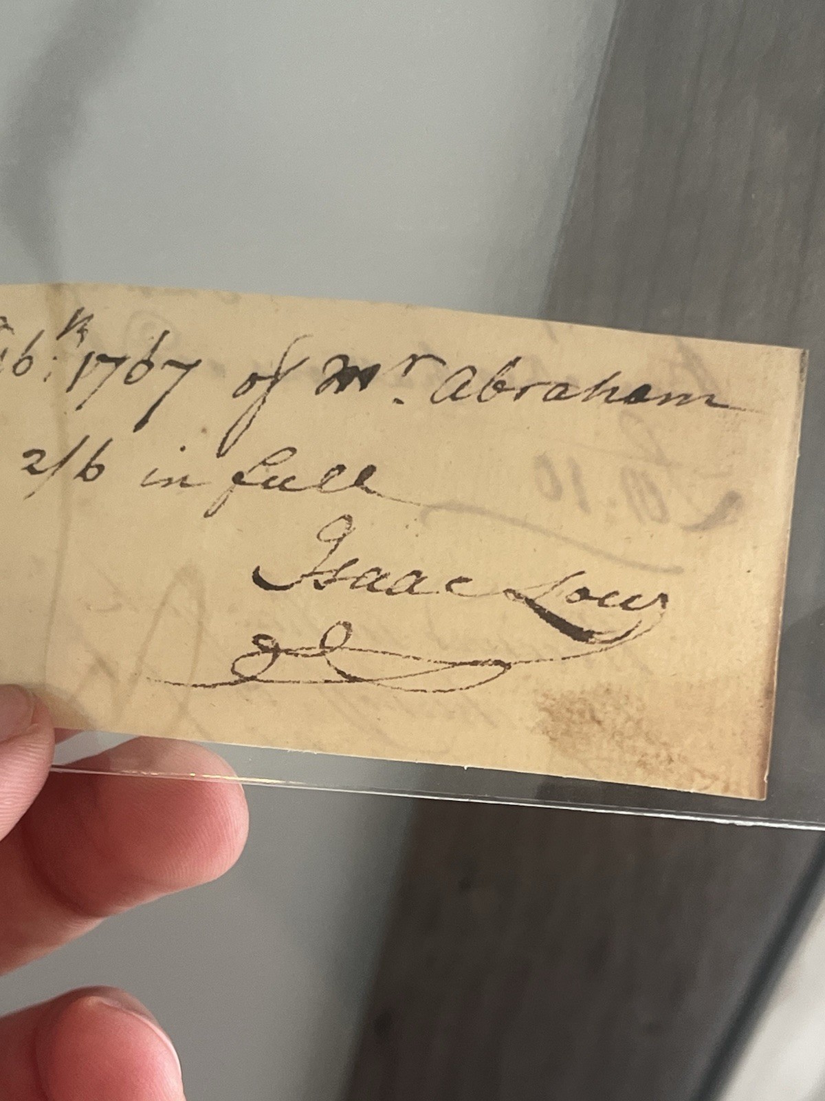 1767 Colonial Receipt Signed Isaac Low - Historic Autograph - Congress Loyalist
