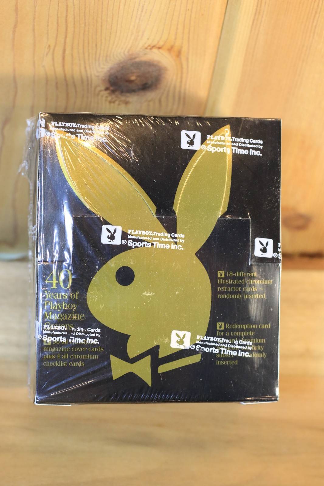 1995 Sportstime Playboy Chromium Series 1 Factory Sealed Hobby Box 24 Packs