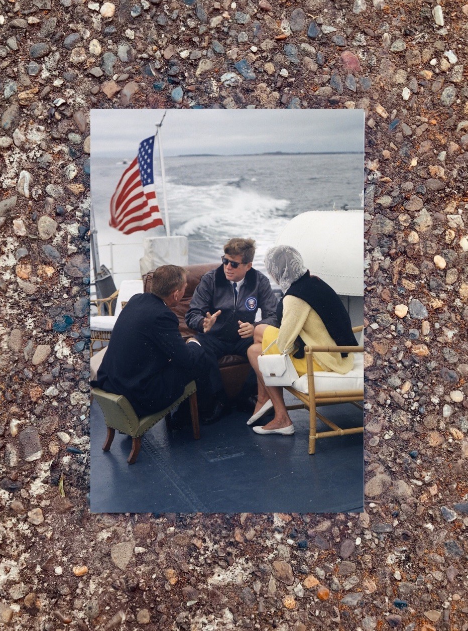 JFK President John F Kennedy Yacht Honey Fitz 1963 4x6 Photo Lustre Print