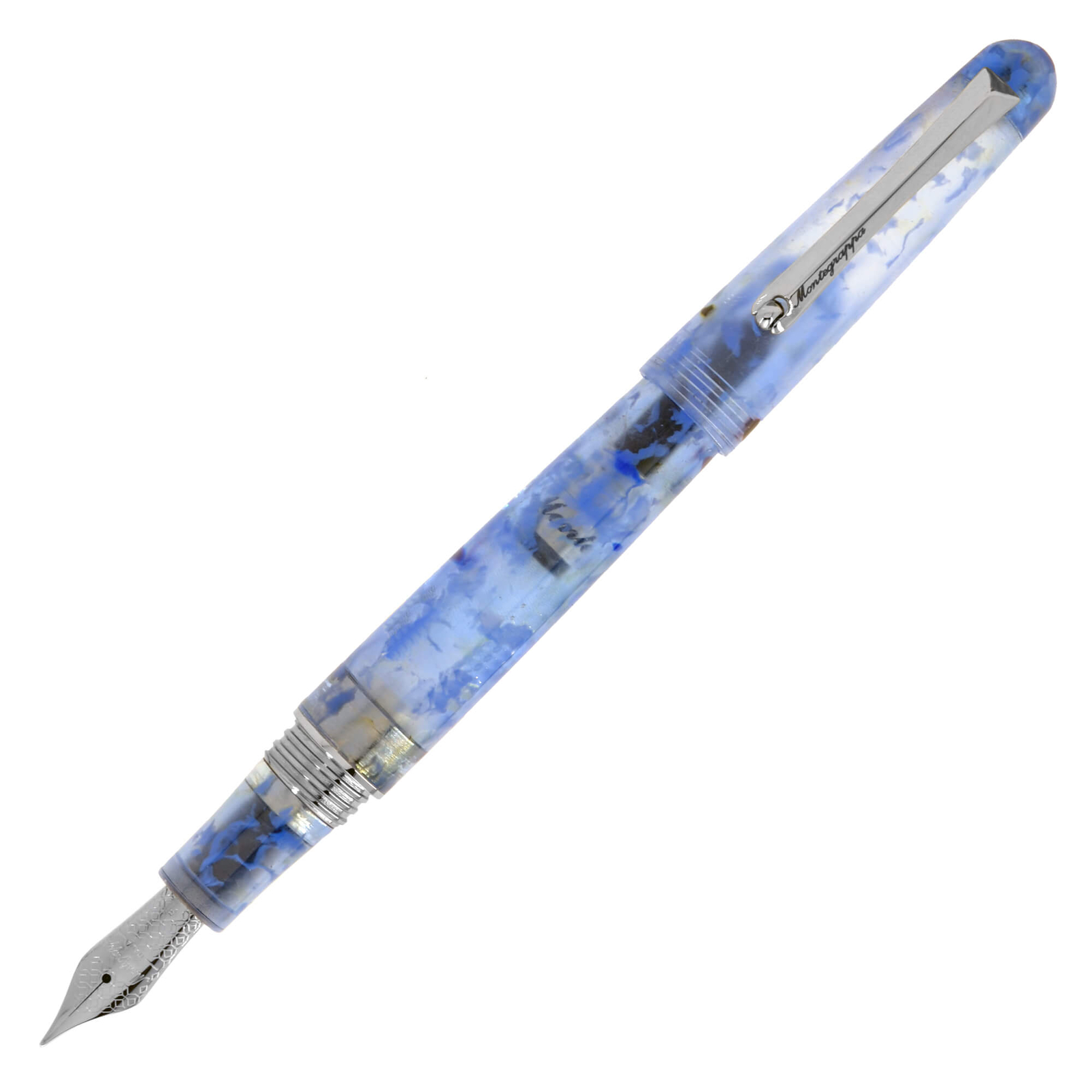 Montegrappa Fountain Pen Elmo Ambiente Ocean Recycled Resin, ISEER2ID
