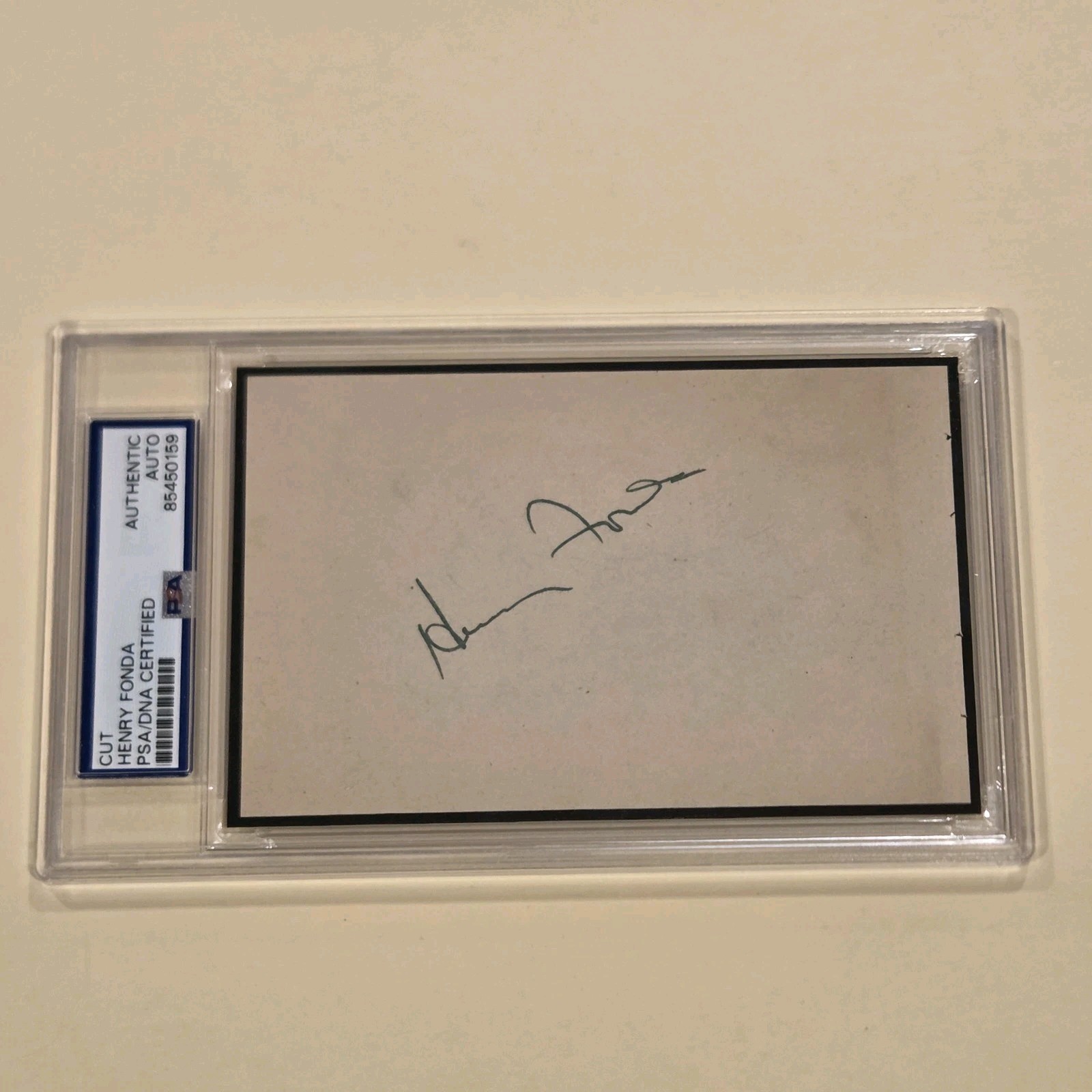 Henry Fonda Vintage Autograph PSA DNA Actor Signed Auto COA 12 Angry Men