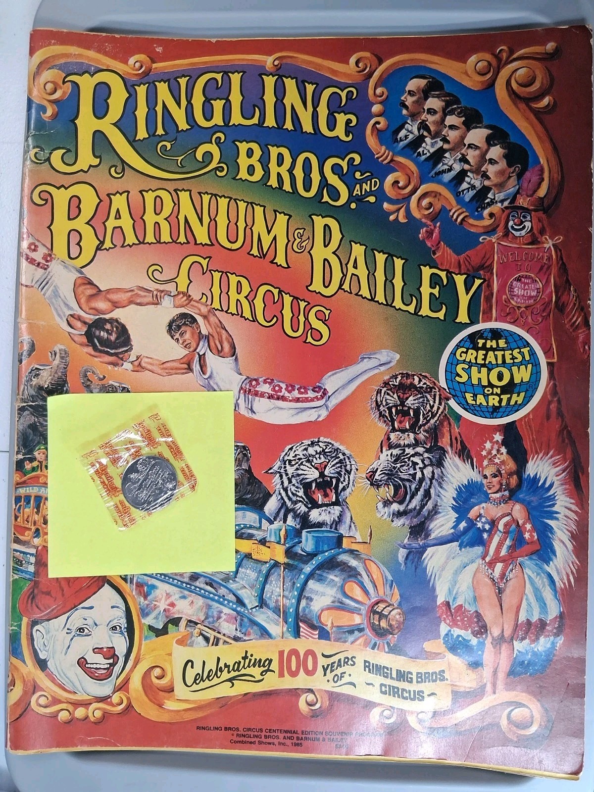 vintage ringling bros. and barnum & bailey circus collectors with Token