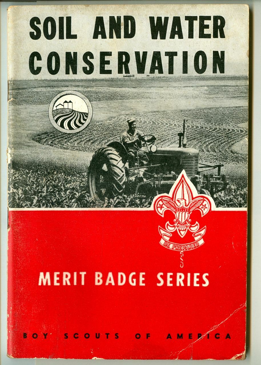 Vintage 1957 BOY SCOUTS of America MERIT BADGE Manual SOIL & WATER Conservation