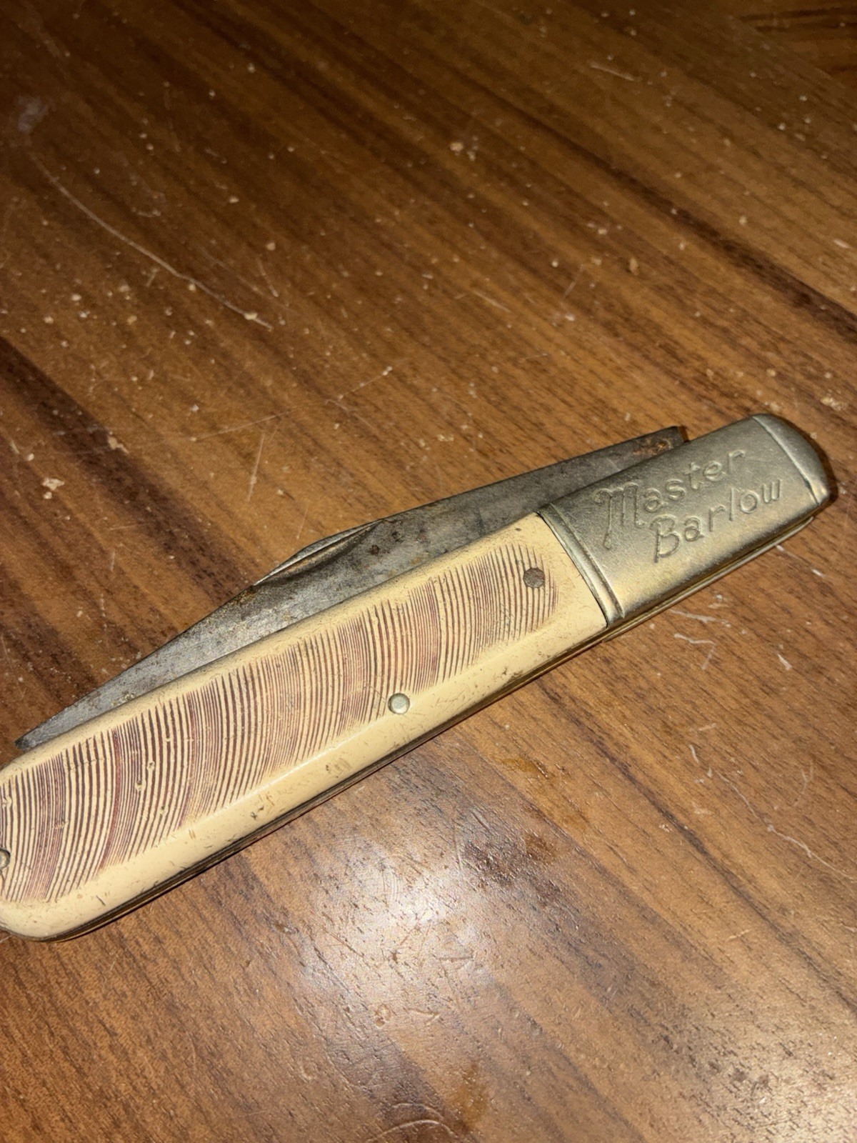 Vintage USA Colonial Providence RI Master Barlow Folding Knife