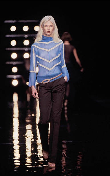Alessandro Dell Acqua Model Milan Shows Oct 2001 Alessandro Dell A- Old Photo 9
