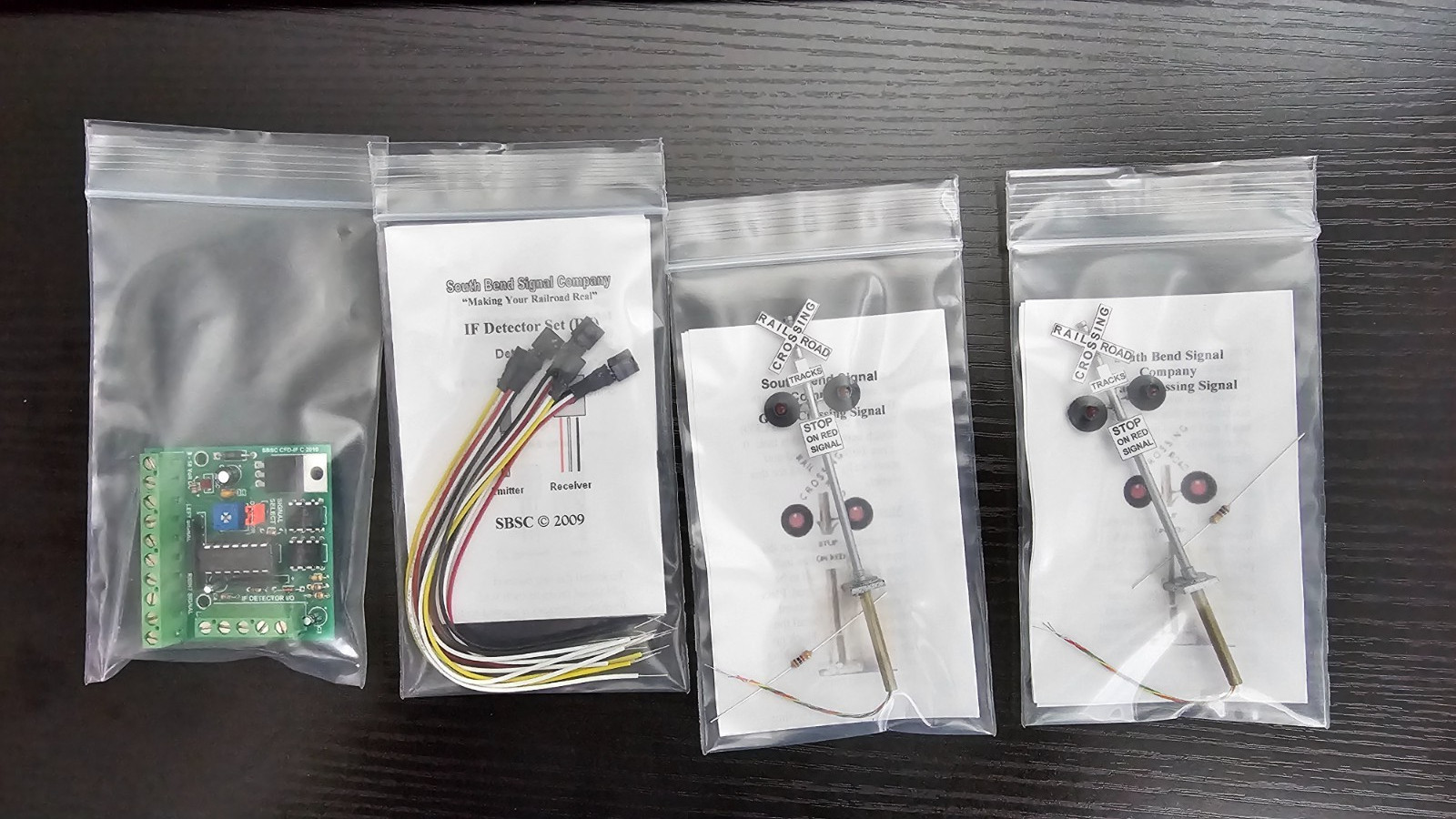 South Bend Signal O Scale Crossing Signal w/ infrared Detector & Driver